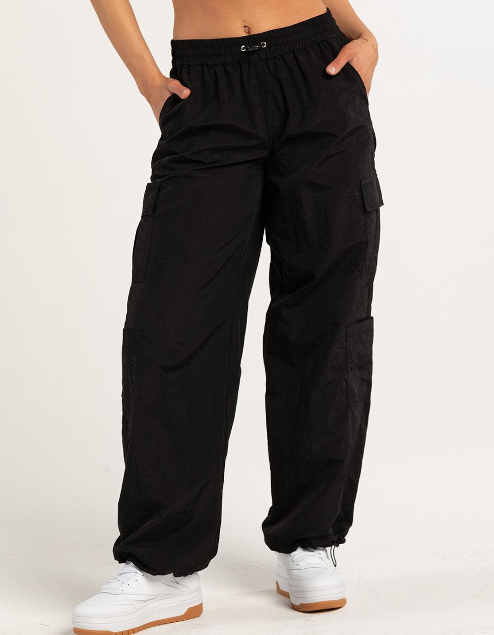 FULL TILT Low Rise Womens Parachute Cargo Pants Product Image