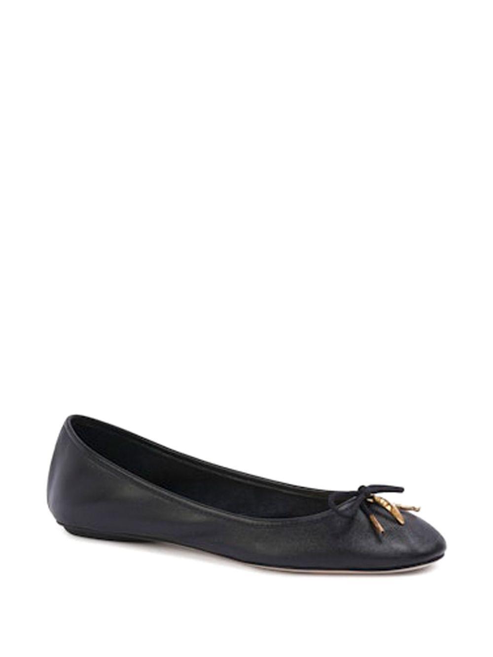 leather ballerina shoes Product Image
