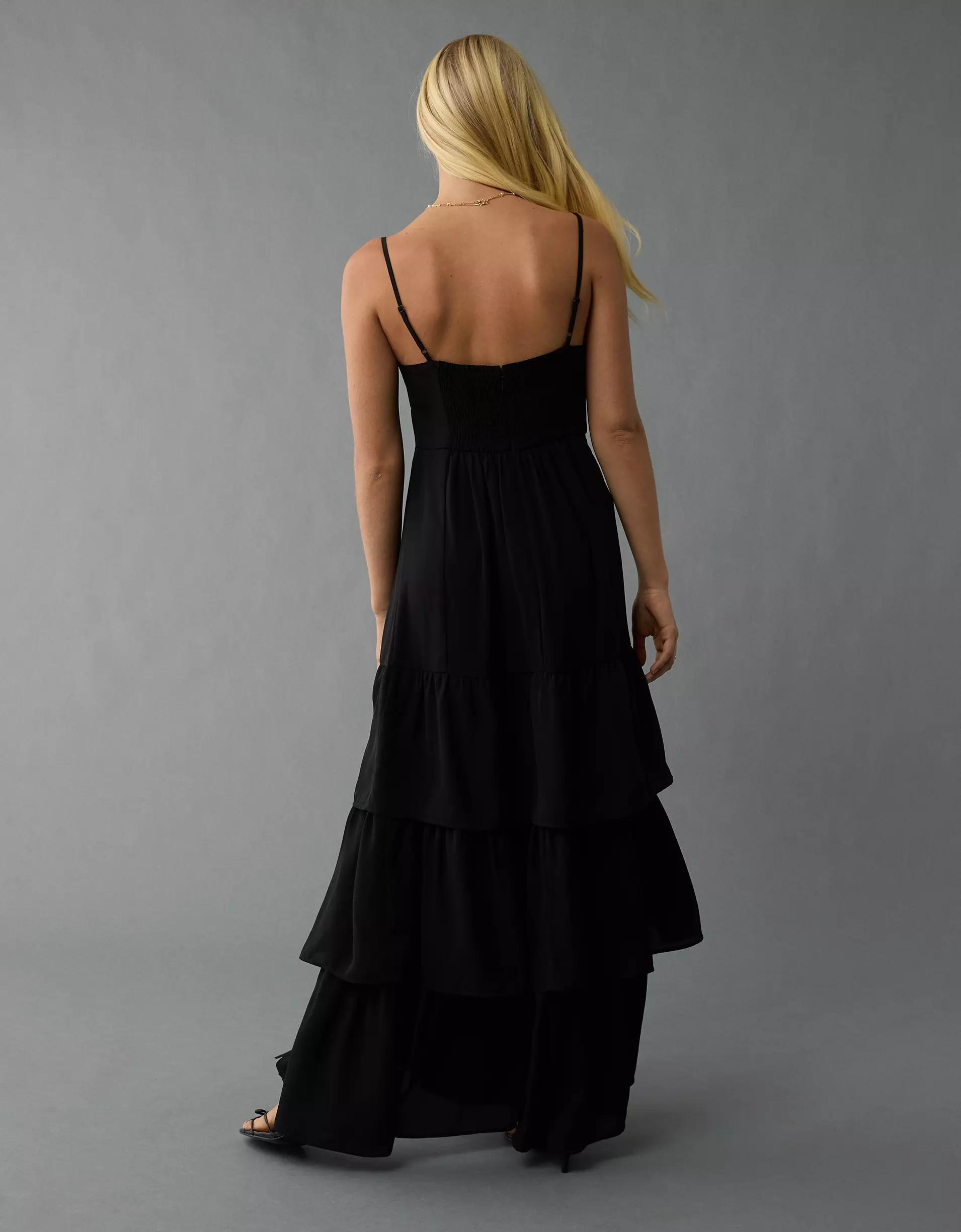 AE Drop Waist Tiered Maxi Dress Product Image