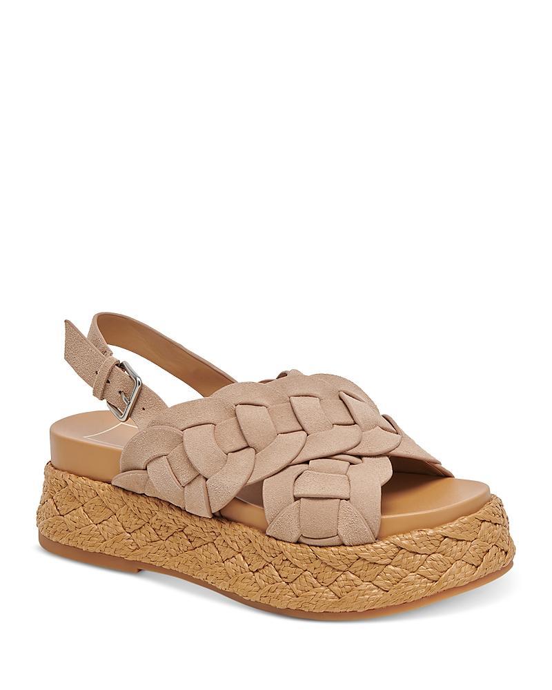 Dolce Vita Winder (Camel Suede) Women's Sandals Product Image