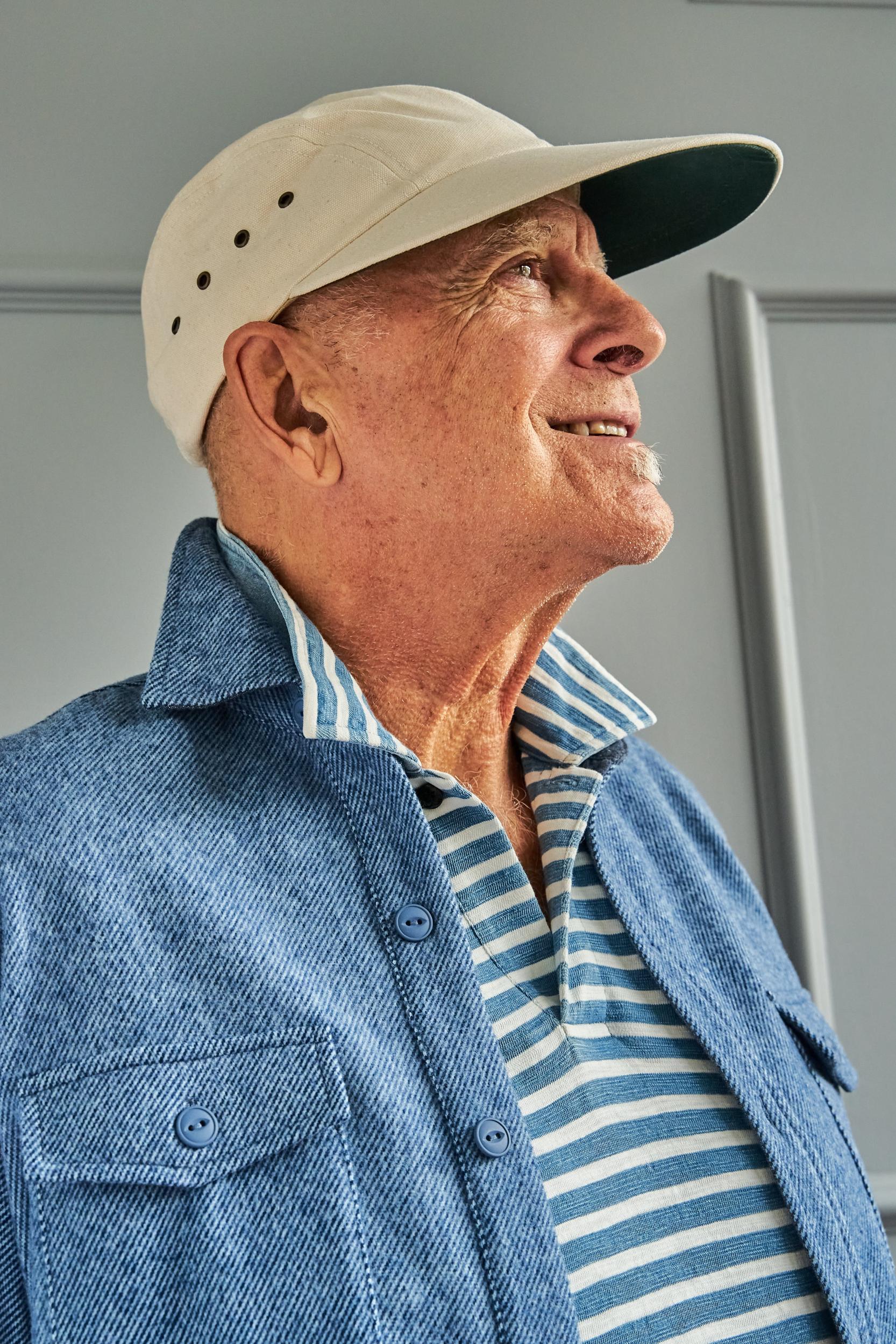 Fleece Overshirt in Ice Blue Product Image