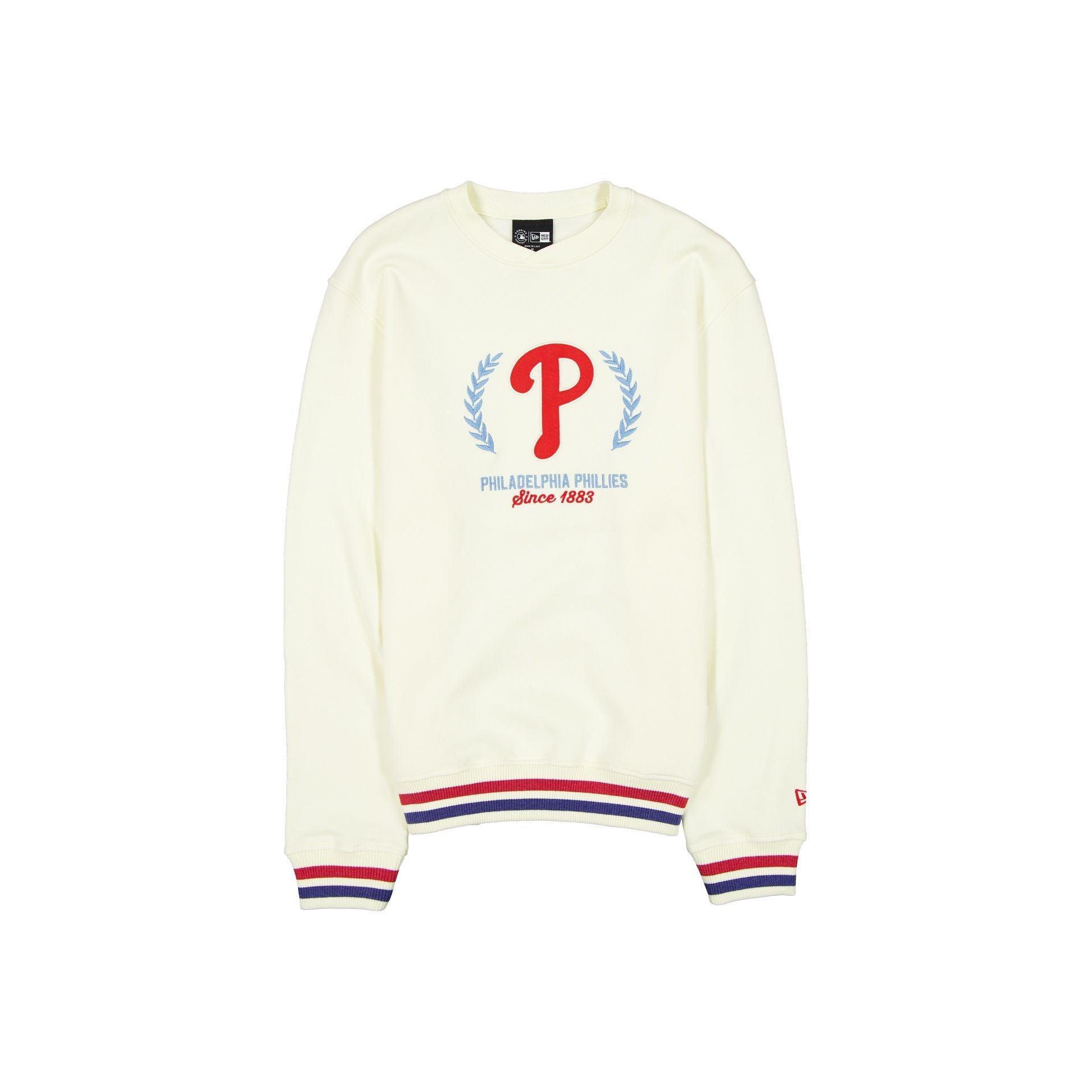 Los Angeles Dodgers Throwback Chrome White Crewneck Male Product Image