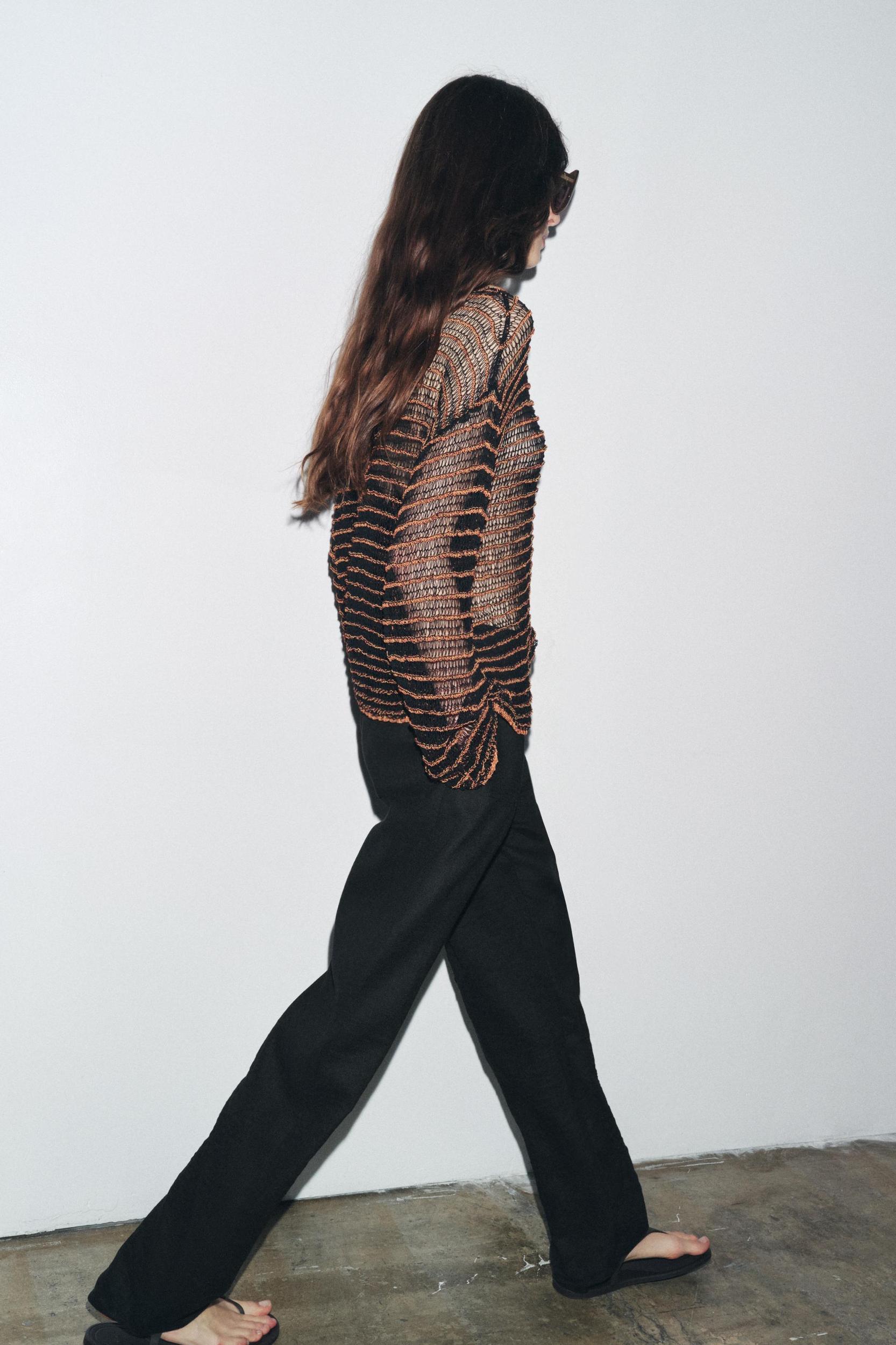 OPEN KNIT SWEATER Product Image