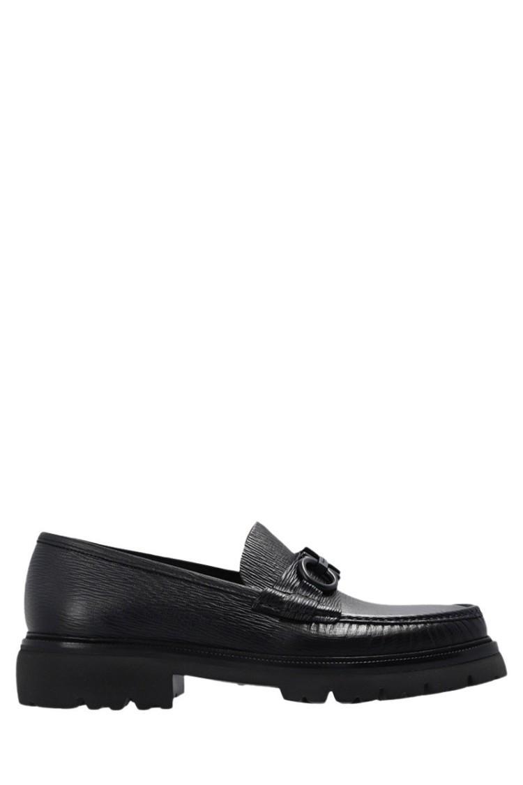 FERRAGAMO Salvatore  Black Bleecker Moccasins Product Image