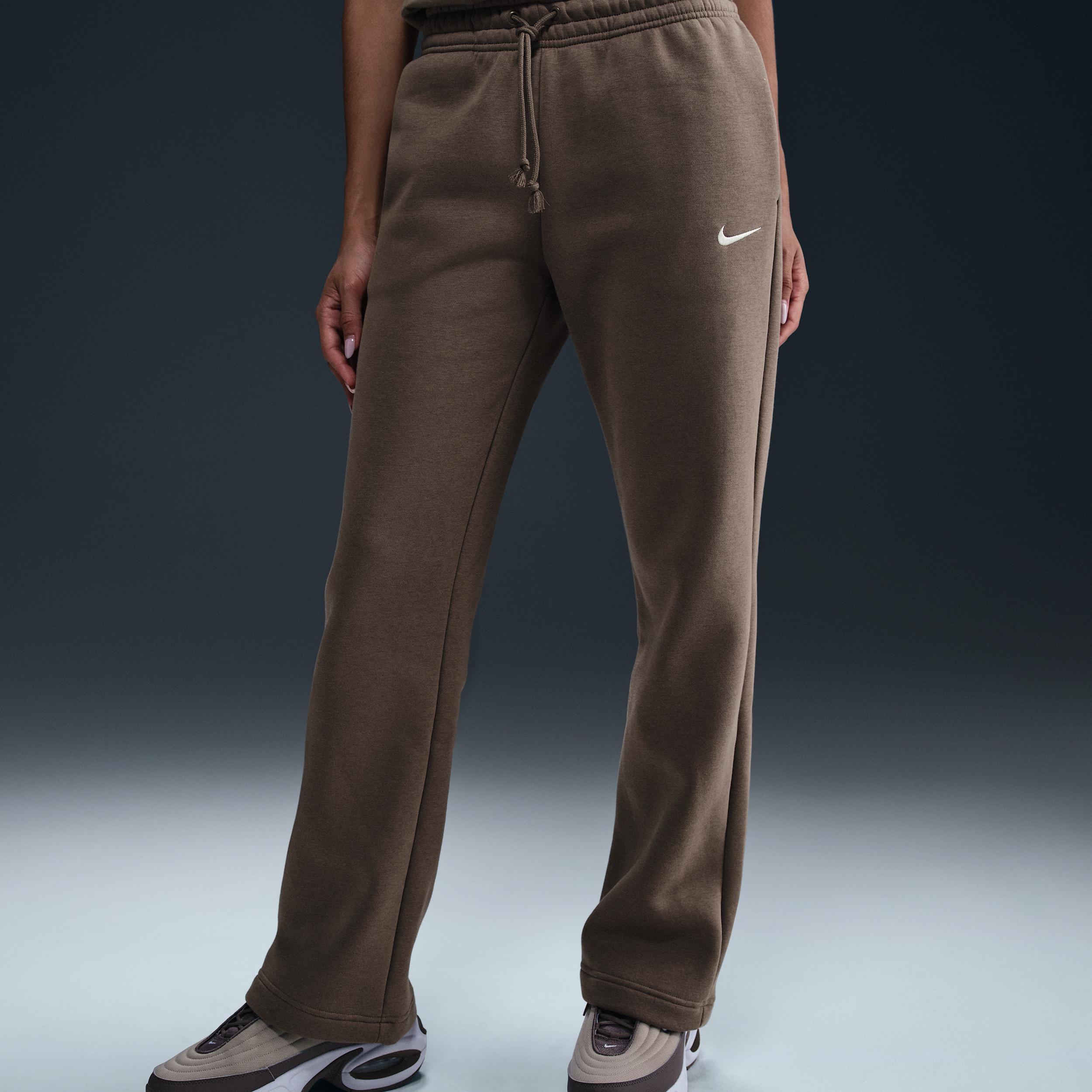 Nike Sportswear Phoenix Fleece Women's Mid-Rise Open-Hem Pants Product Image