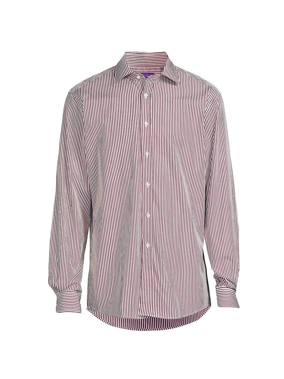 Men's Aston Striped Poplin Sport Shirt Product Image