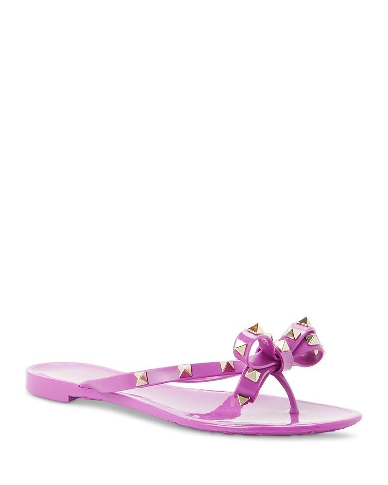 Womens Rockstud Flat Rubber Sandal Product Image