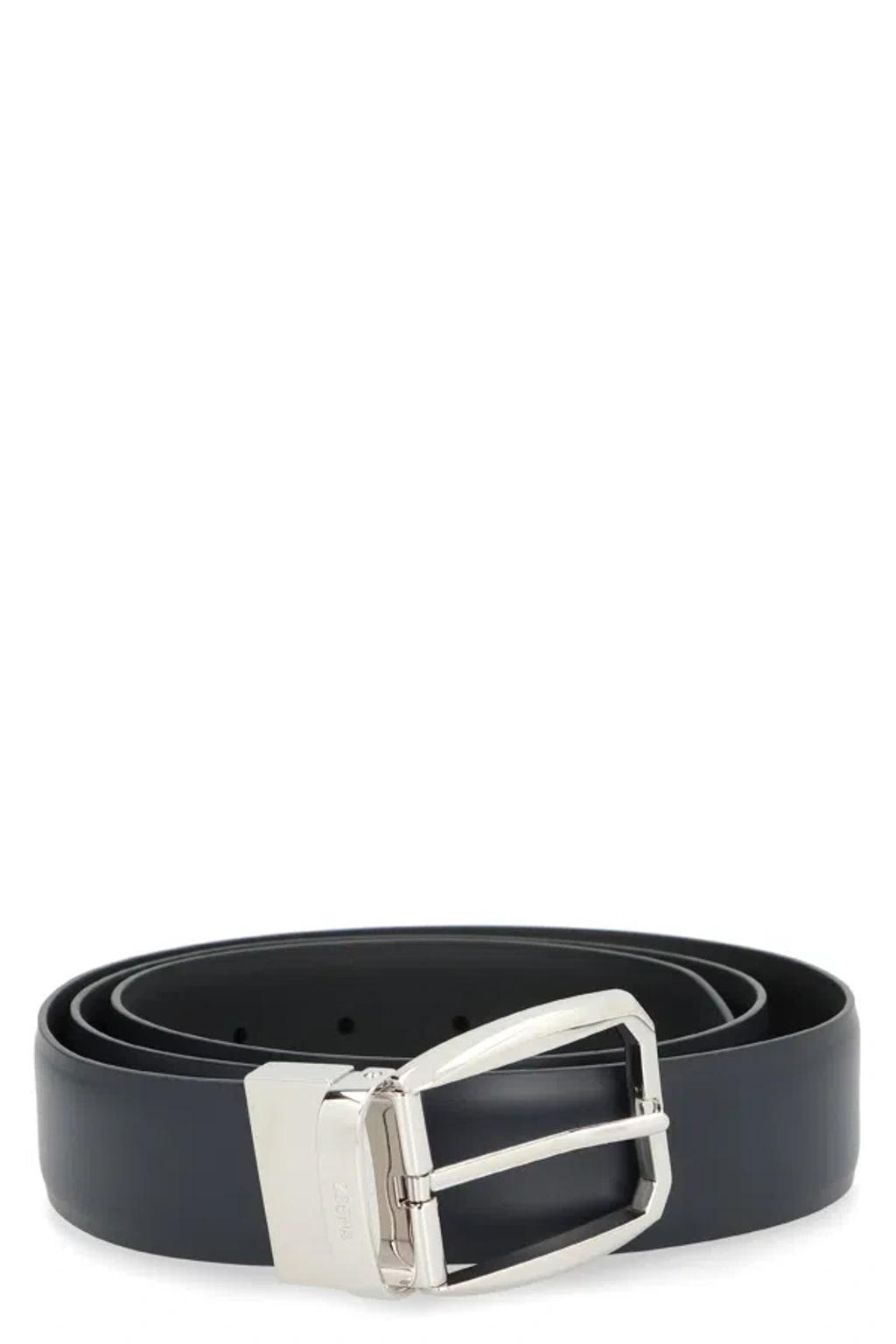 ZEGNA Reversible Leather Belt Product Image