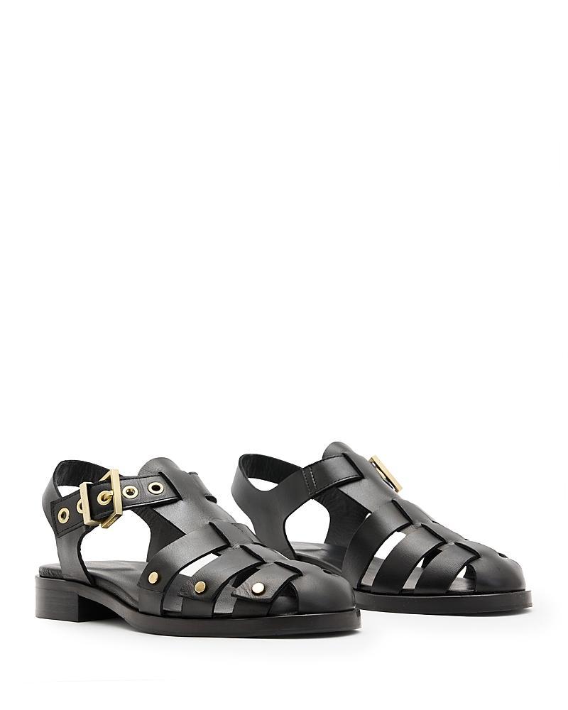 Womens Nelly 30MM Studded Leather Sandals Product Image