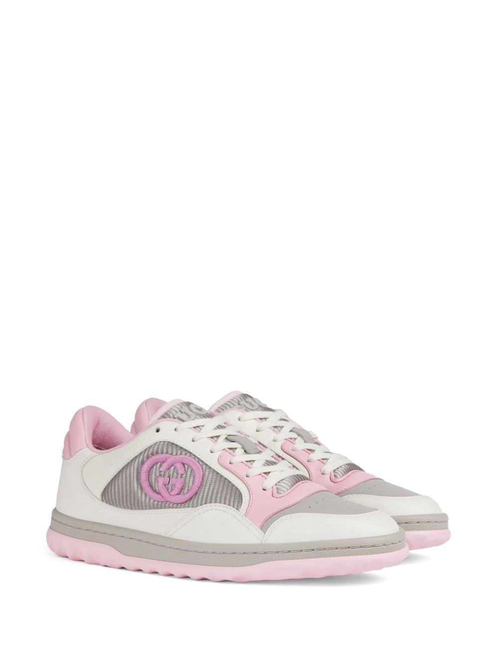 GUCCI Mac80 Leather Sneakers In Pink Product Image