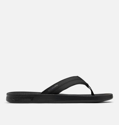 Columbia Mens Hood River Flip-Flop Sandal - Black Product Image