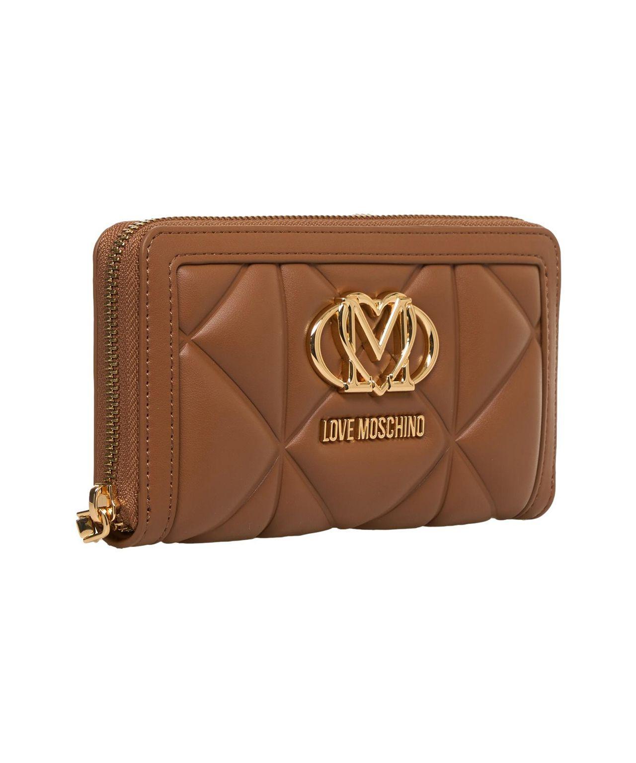 Quilted wallet with logo Product Image
