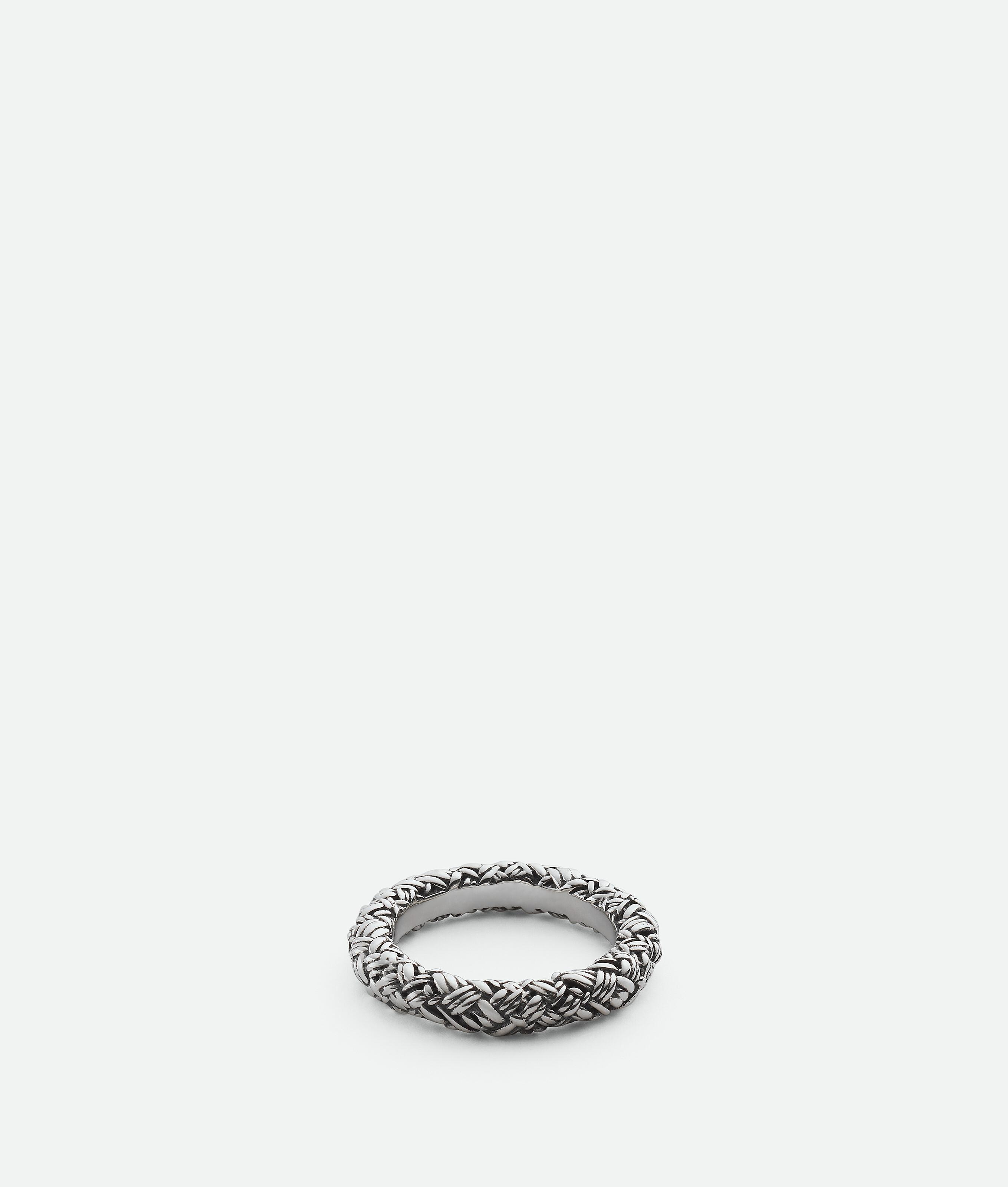 BOTTEGA VENETA Intreccio Ring In Silver Product Image