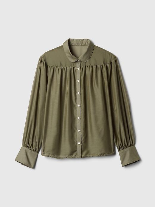 Oversized Sheer Shirt Product Image