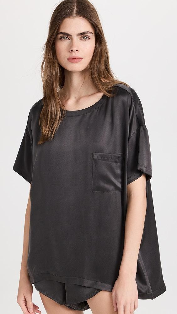 Lunya Washable Silk Tee Set | Shopbop Product Image