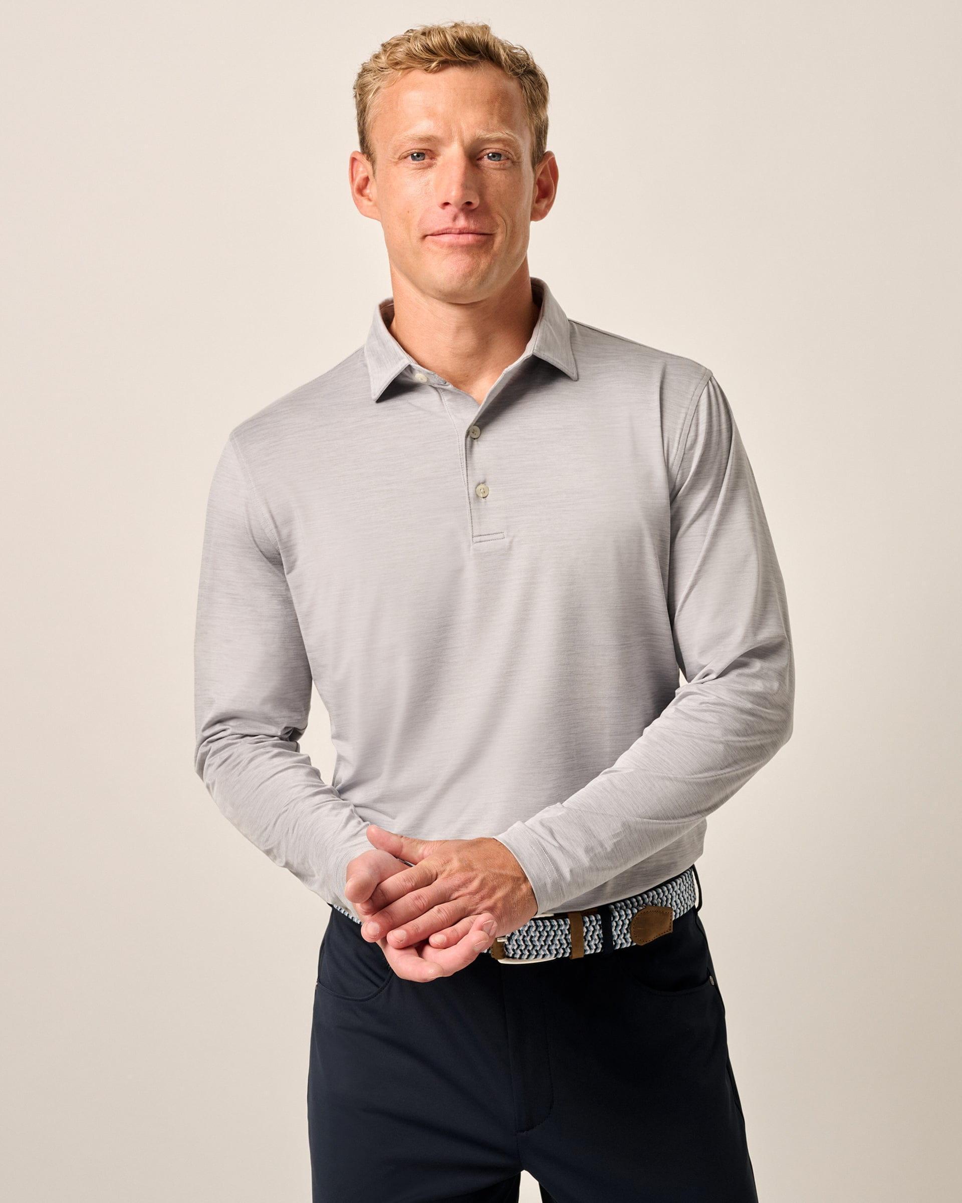 Swing Long Sleeve Featherweight Performance Polo Male Product Image