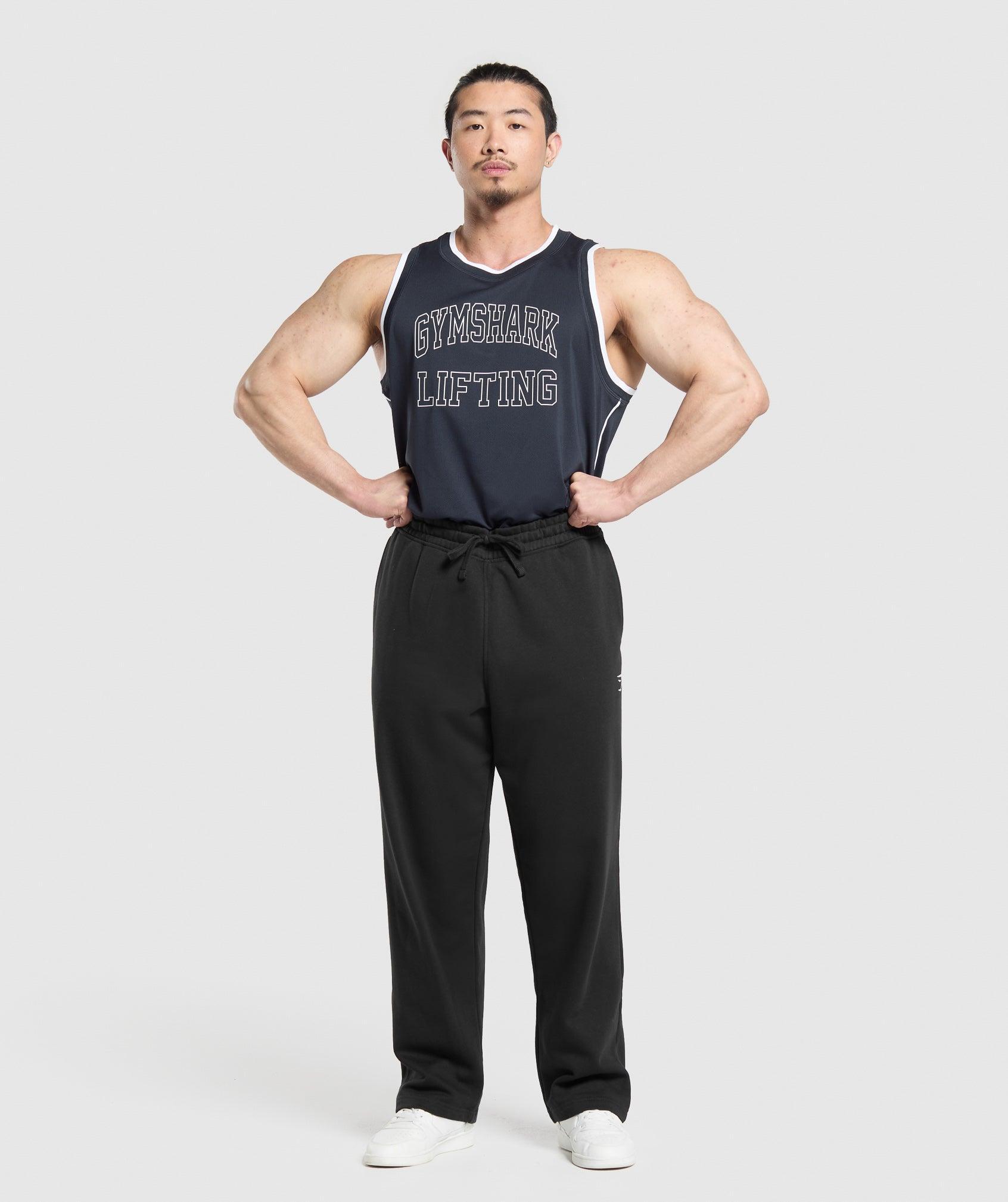 Gymshark Mesh Tank - Heavy Blue Male Product Image