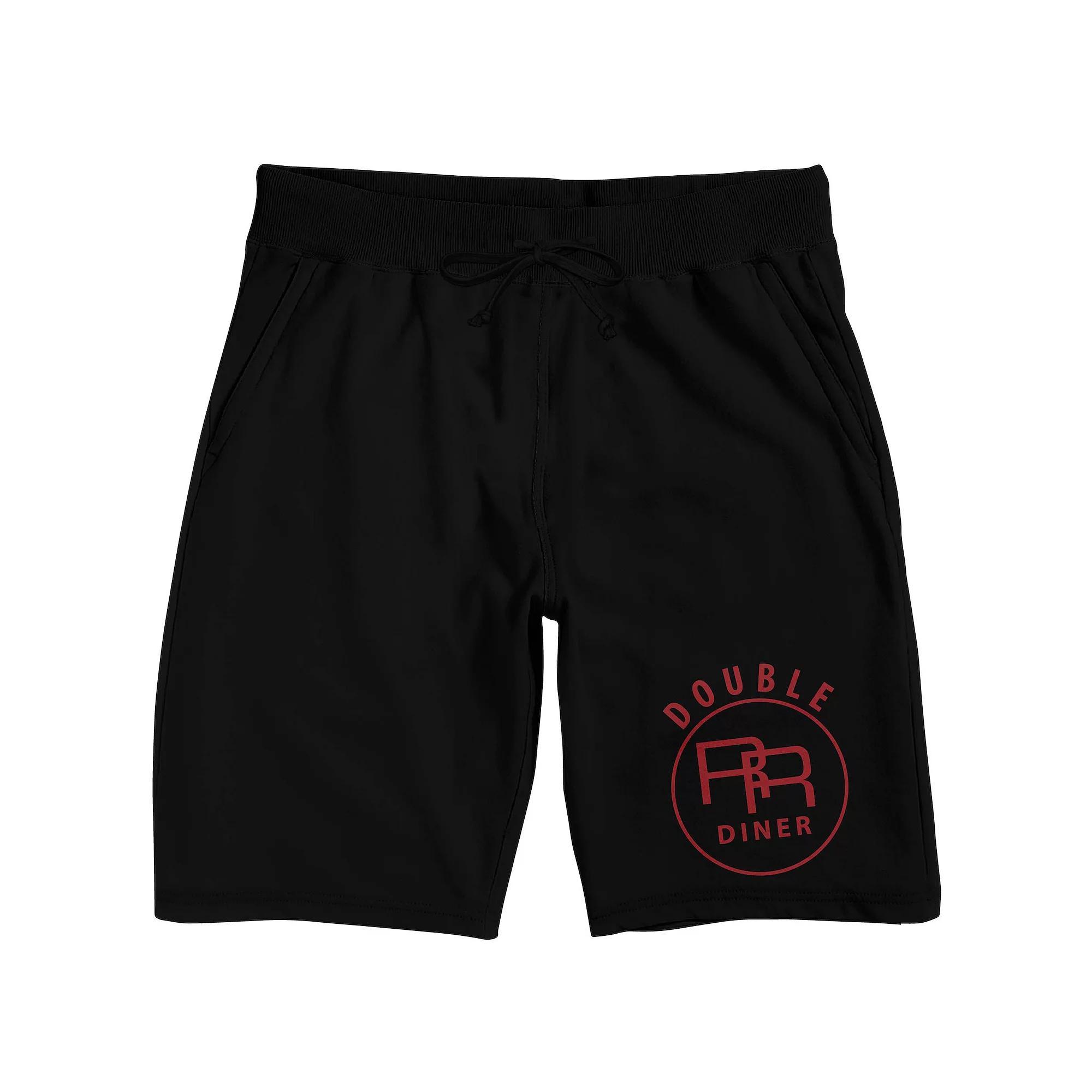 Men's Twin Peaks (1990) Sleep Shorts, Size: Small, Black Product Image