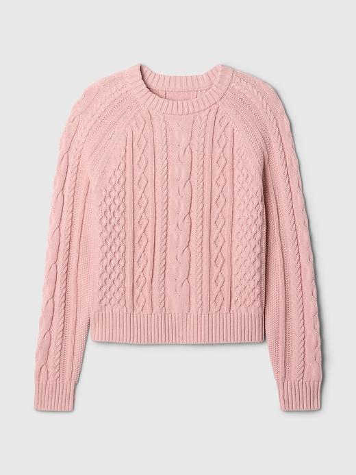 Classic Cable-Knit Sweater Product Image