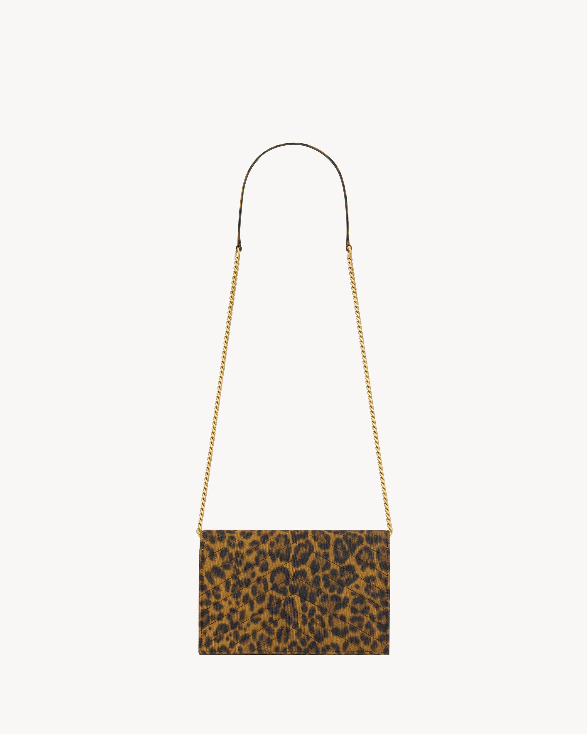 CASSANDRE envelope chain wallet in canvas Product Image
