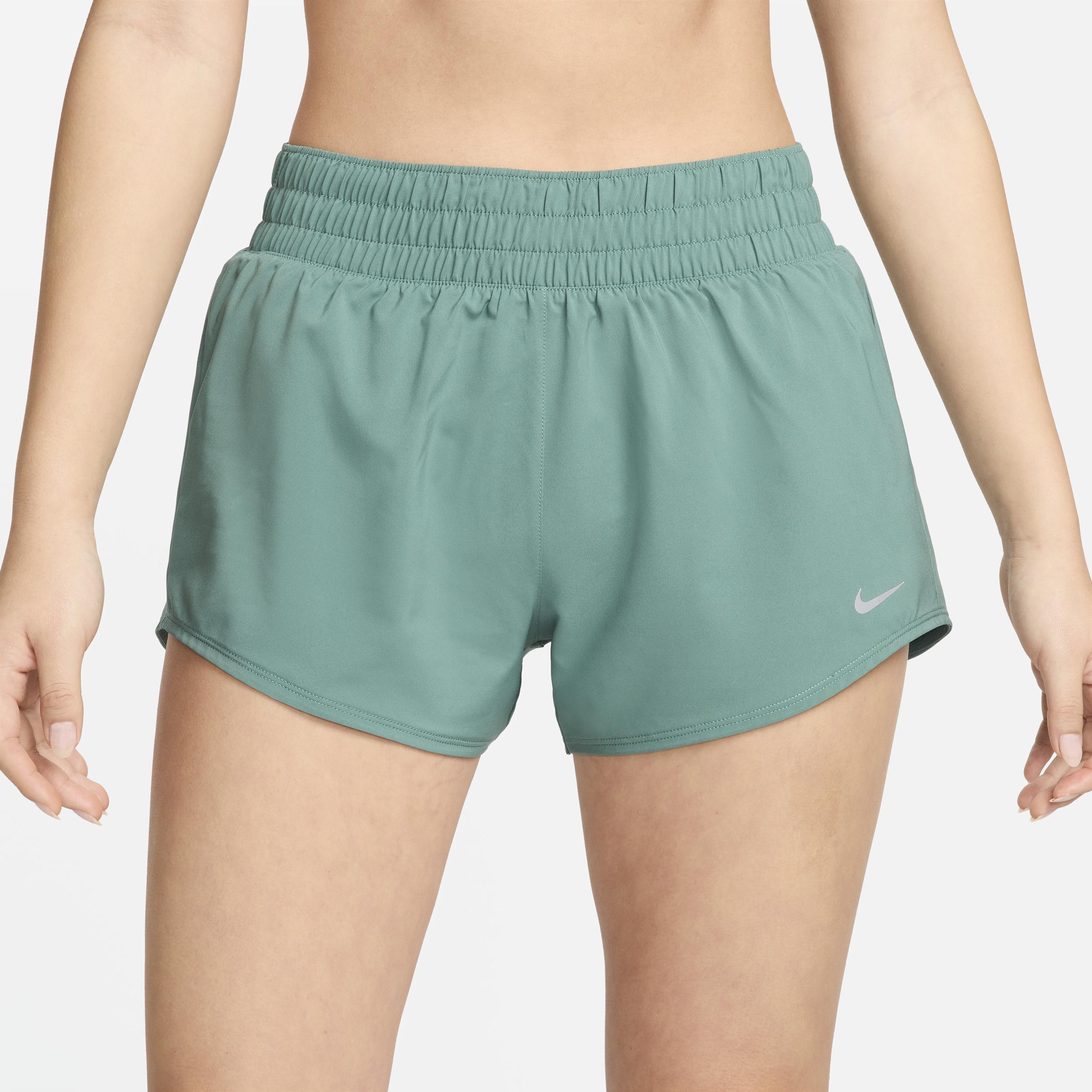 Nike Women's One Dri-FIT Mid-Rise 3" Brief-Lined Shorts Product Image