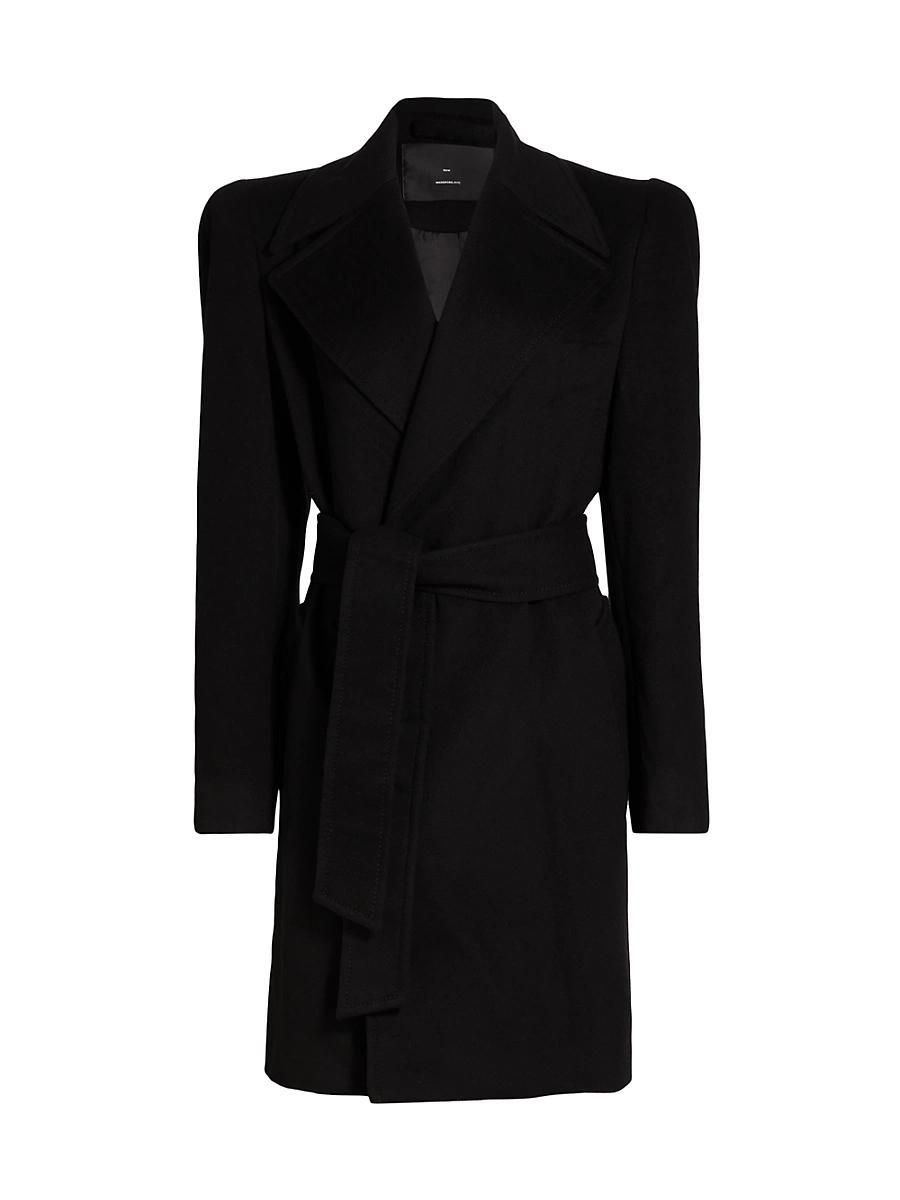 Womens RHW Wool Wrap Coat Product Image