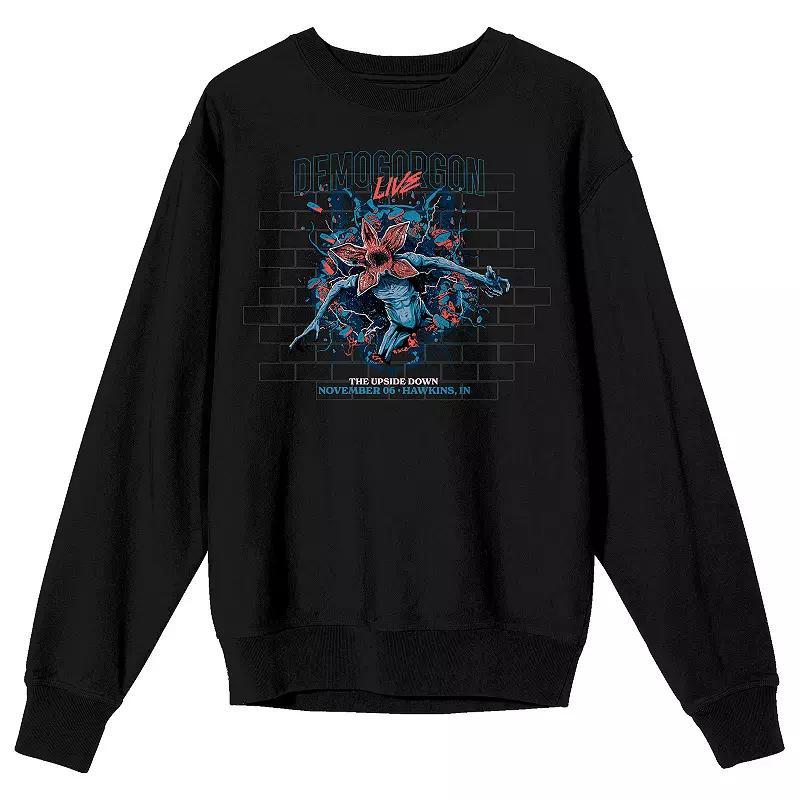 Men's Stranger Things Demogorgon Long Sleeve Graphic Tee,  Product Image