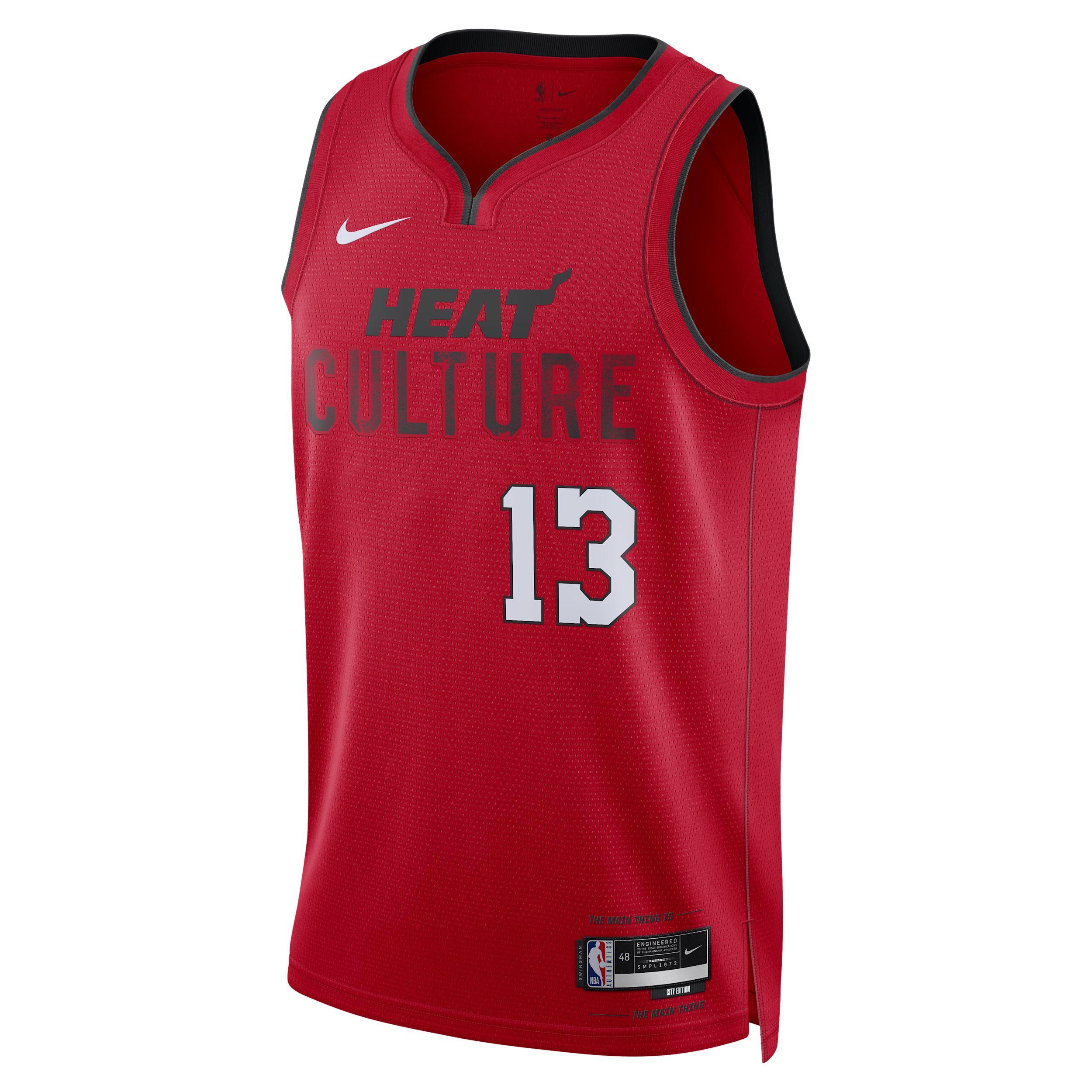 Bam Adebayo Miami Heat 2024/25 City Edition Nike Men's Dri-FIT NBA Swingman Jersey Product Image