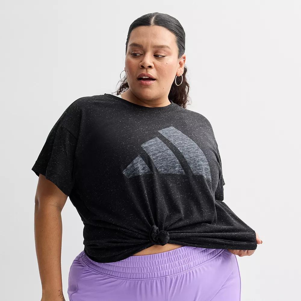 Plus Size adidas Essentials Winners T-Shirt, Women's, Size: 1XL, Black Product Image