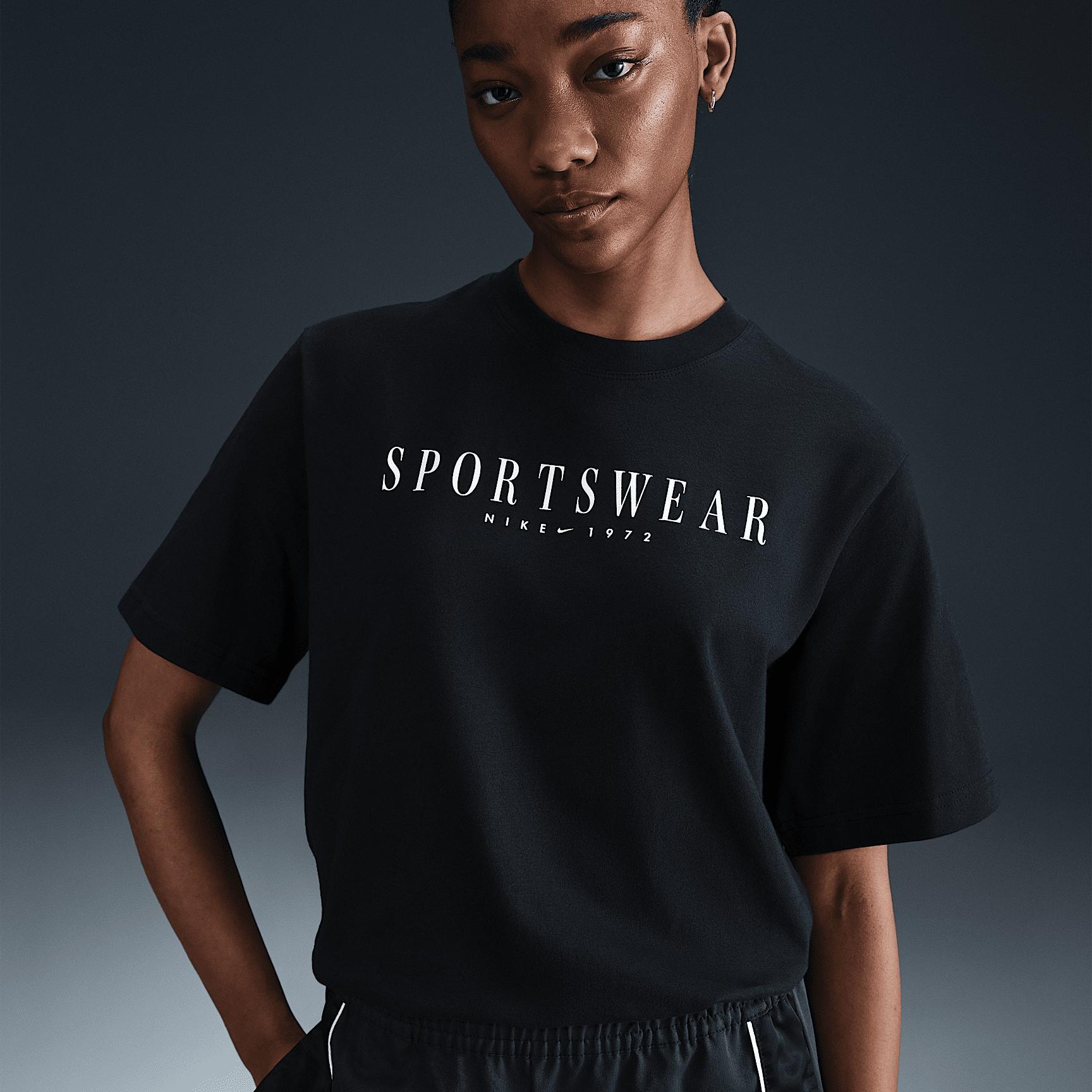 Womens Nike Sportswear Boxy T-Shirt | HV4653-010 Product Image