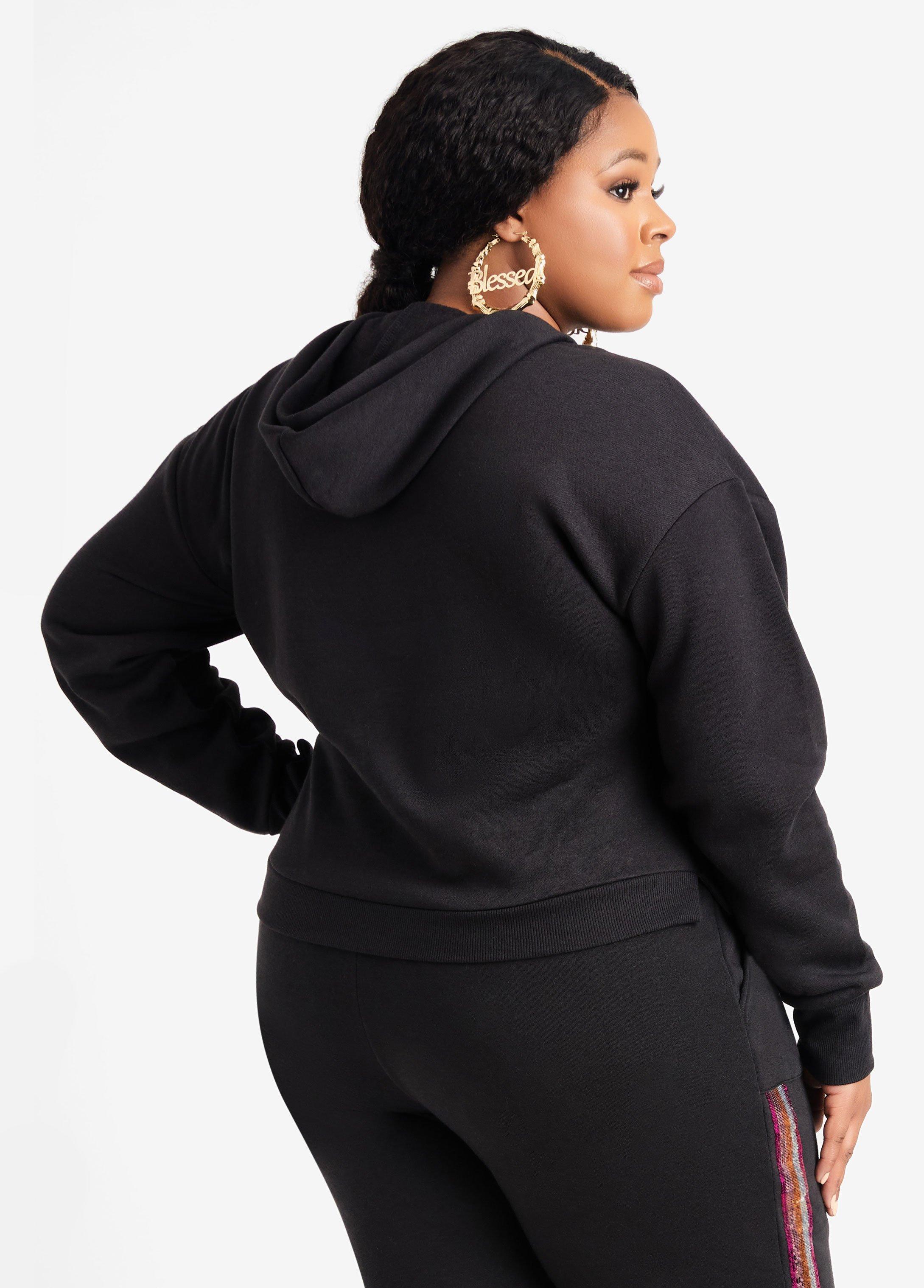 Bebe Sport Embellished Hoodie Product Image