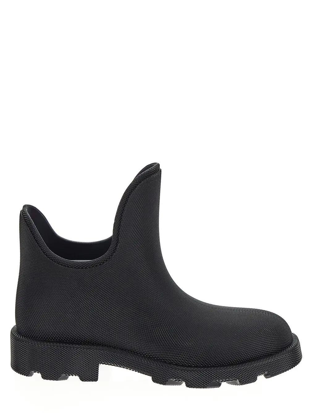 BURBERRY Low-top Rainboots In Black Product Image