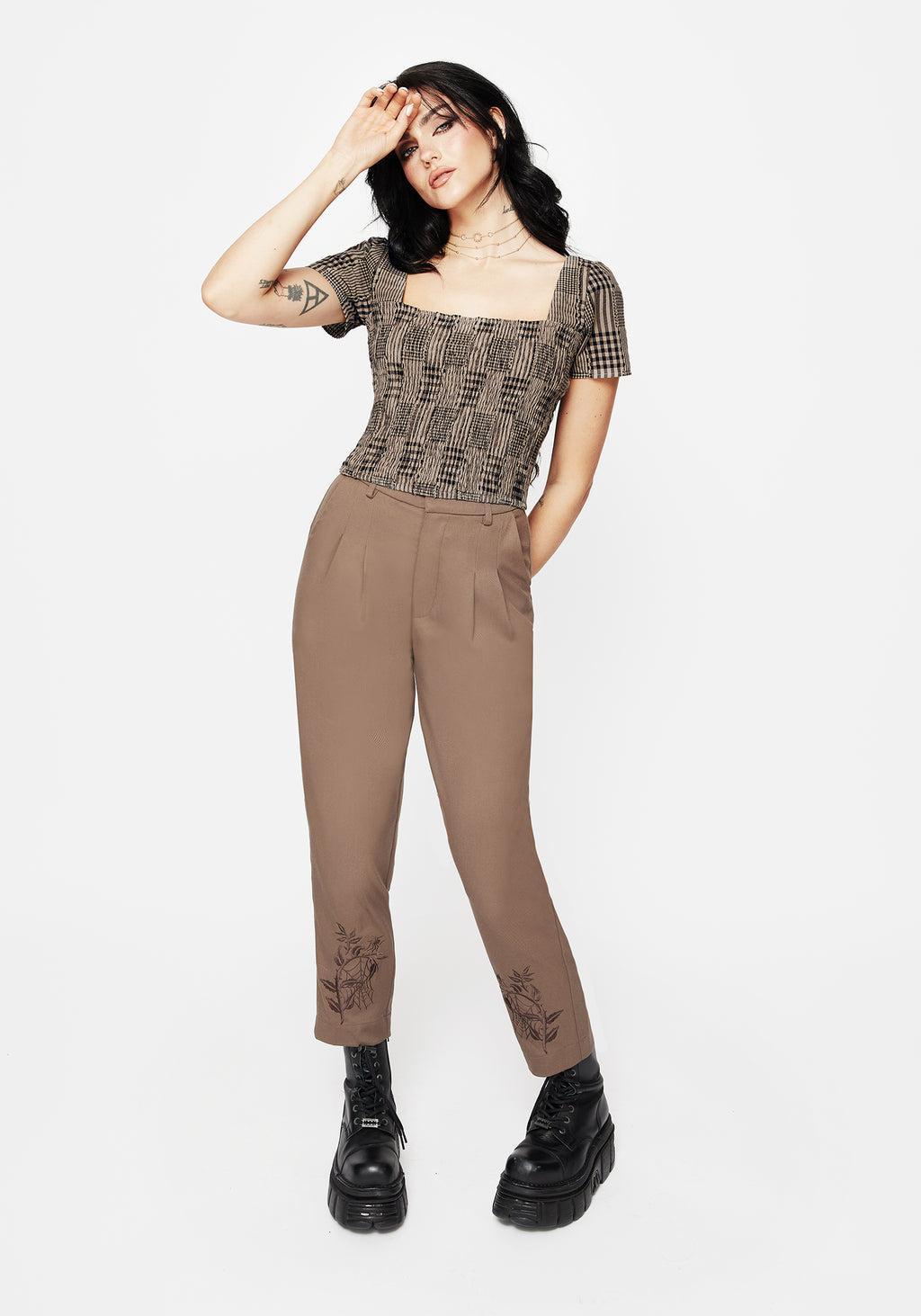 Mabel Check Top Product Image