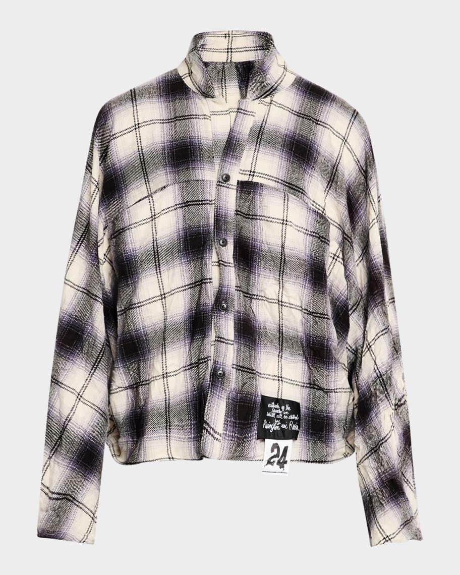 Men's Nazarene Plaid Button-Down Shirt Product Image