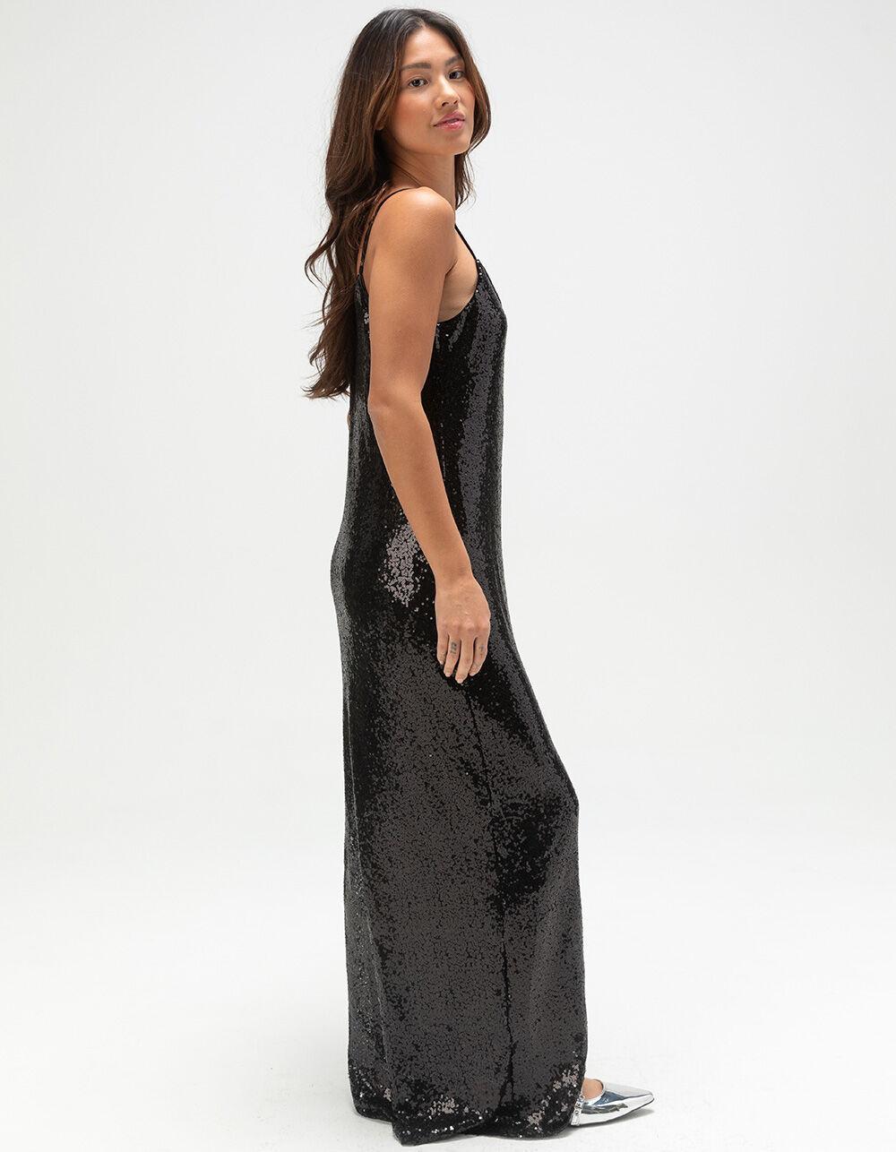 JJXX Mia Womens Sequin Maxi Dress Product Image