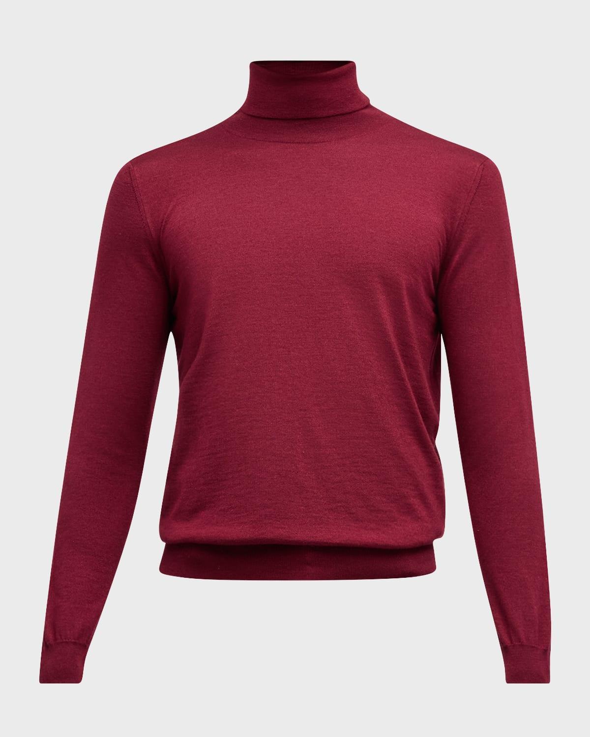 Mens Wool Turtleneck Shirt Product Image