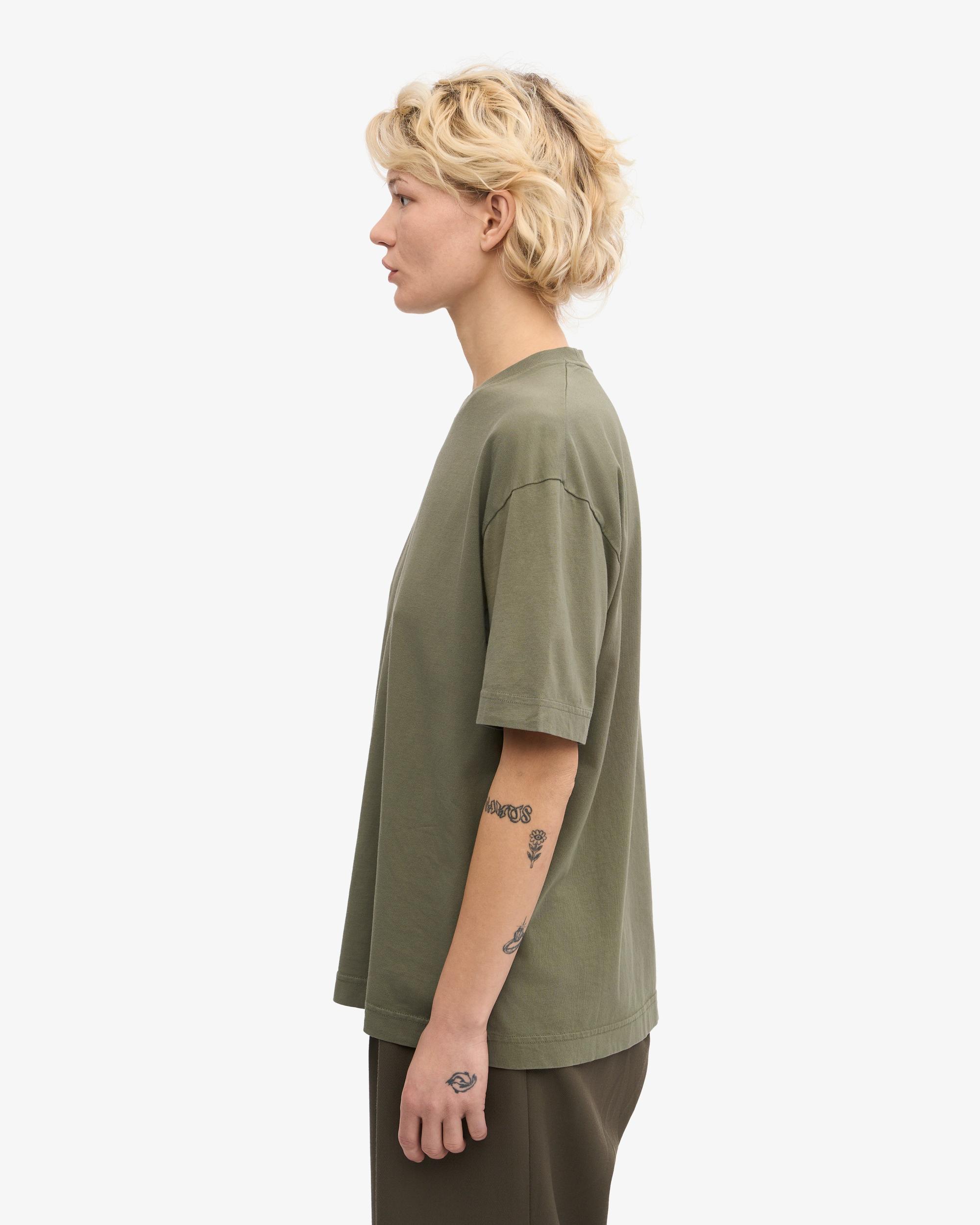 Oversized Organic T-Shirt - Soft Lavender Product Image
