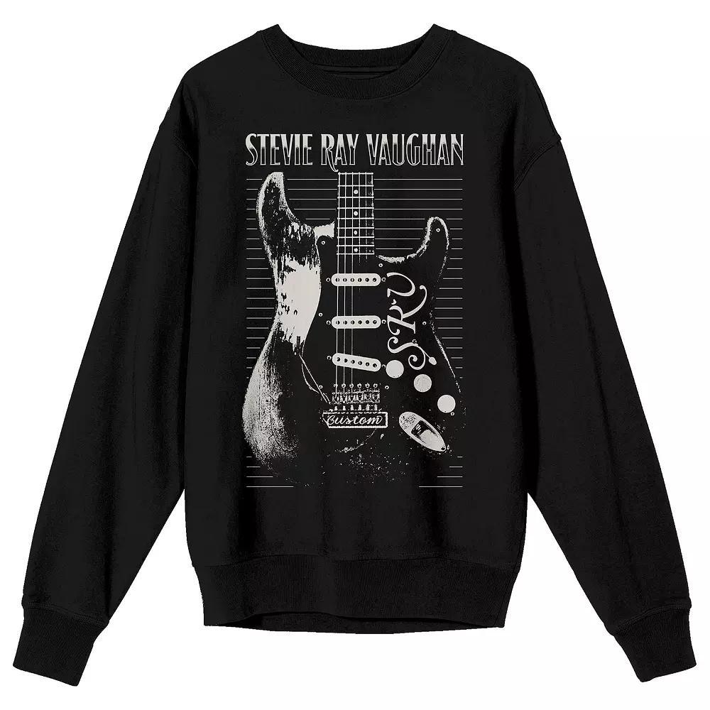 Men's Stevie Ray Vaughan Engraved Sweatshirt, Size: XL, Black Product Image
