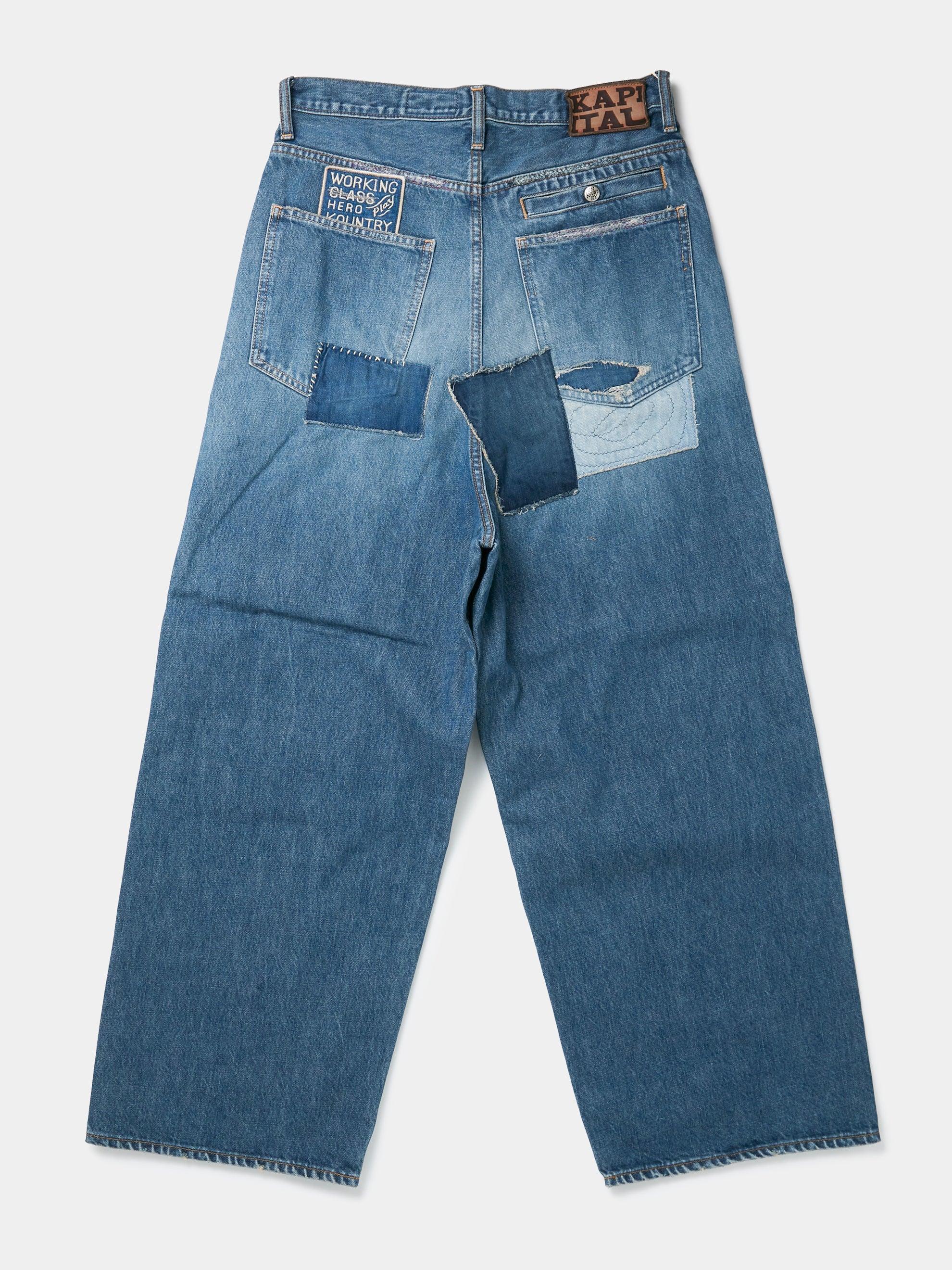 14oz Denim Port Baggy Hippie Pants Product Image