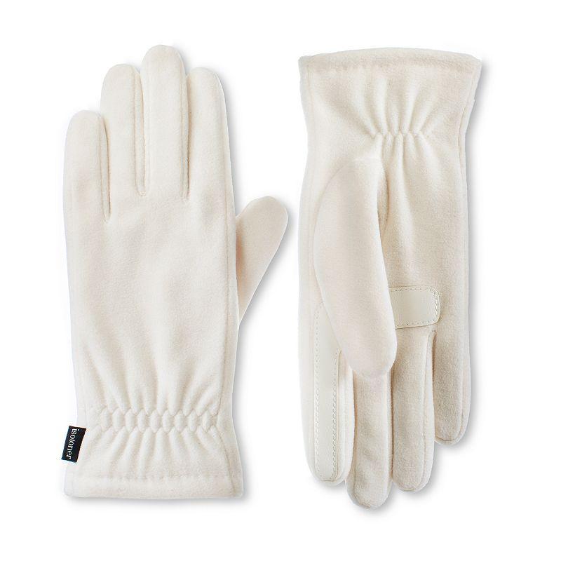 Womens isotoner SmartDRI Fleece Lined Gathered Gloves Product Image