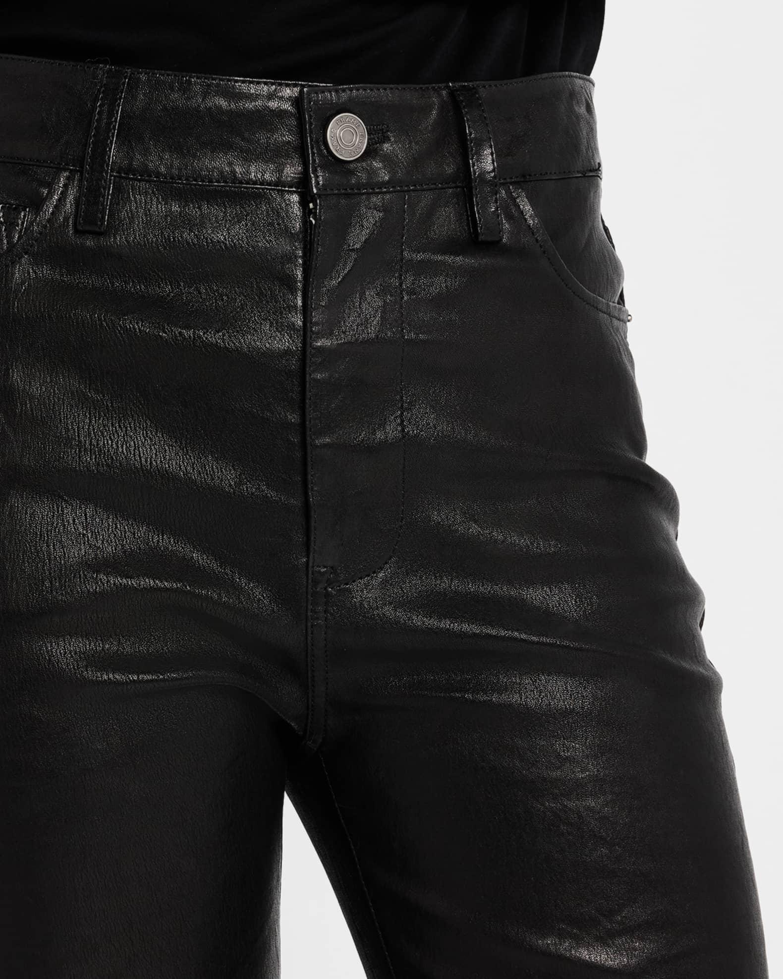 Le Crop Mini Boot Leather Pants Product Image