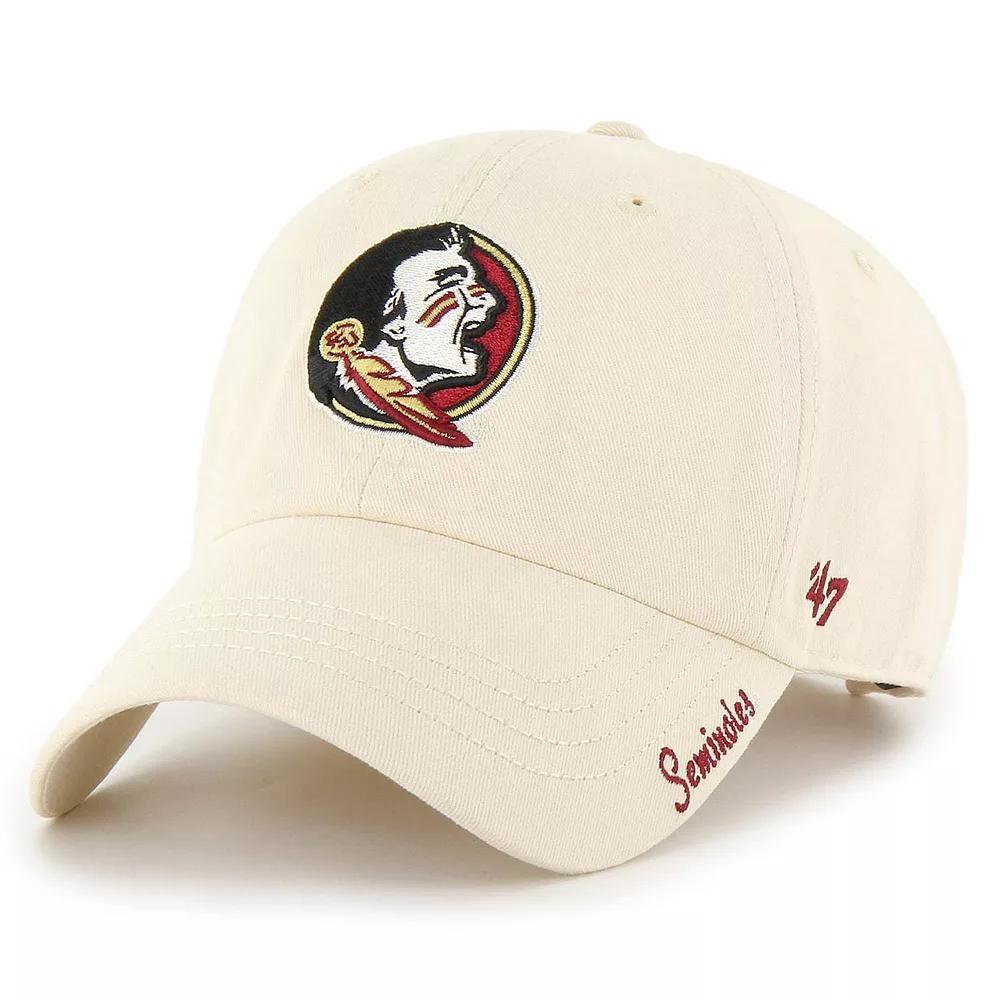 Women's '47 Natural Florida State Seminoles Miata Clean Up Adjustable Hat, Beige Product Image