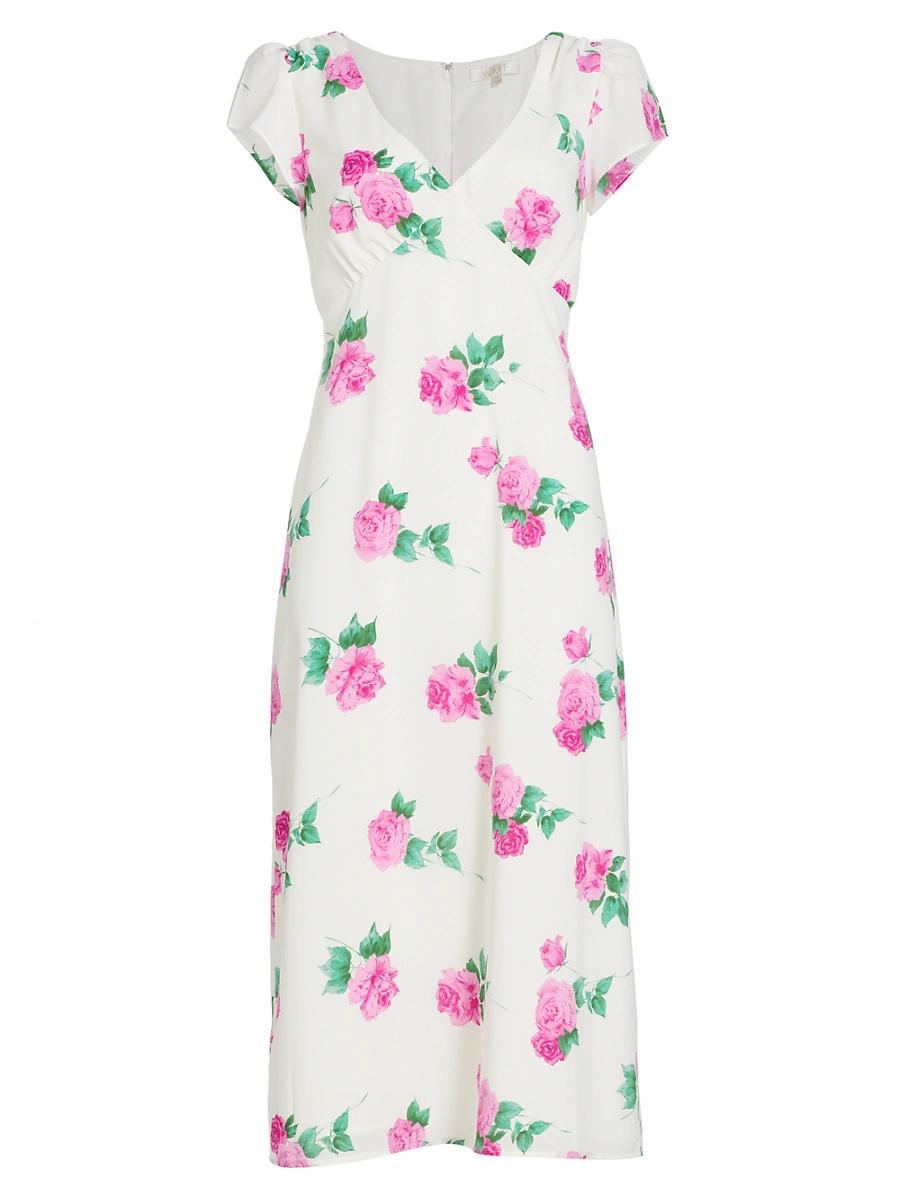 Womens Ceci Floral Midi-Dress Product Image