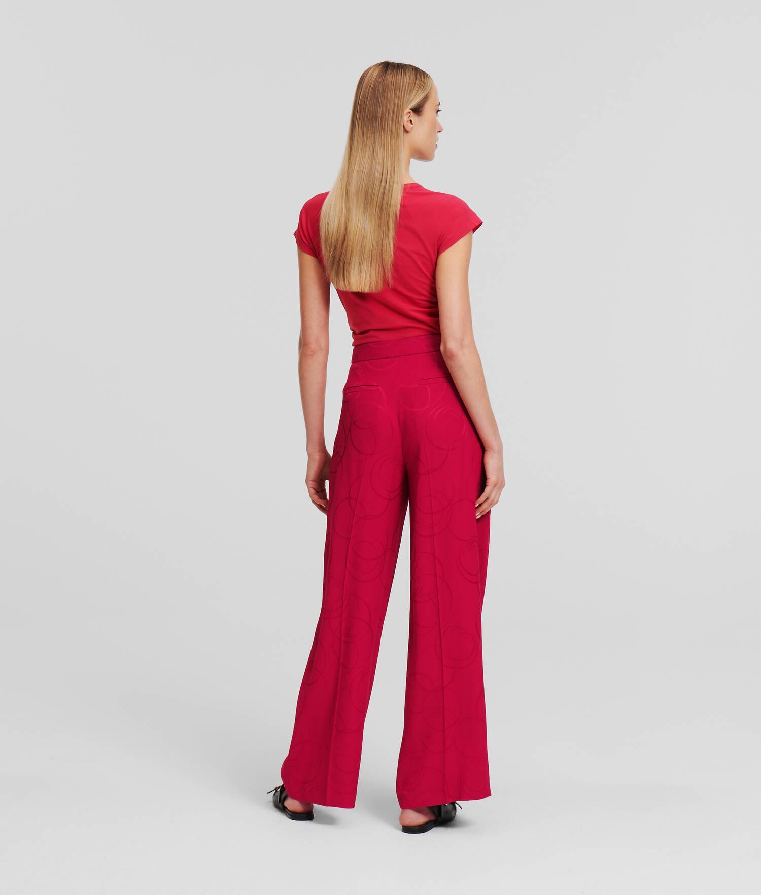 WIDE-LEG SATIN PANTS Product Image