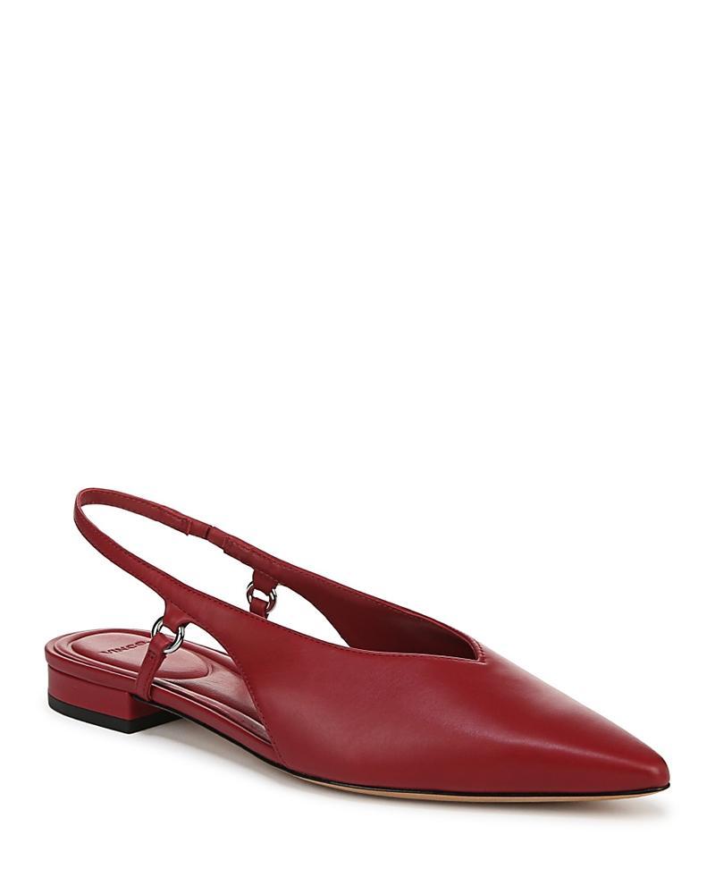 Womens Ines Leather Slingback Flats Product Image