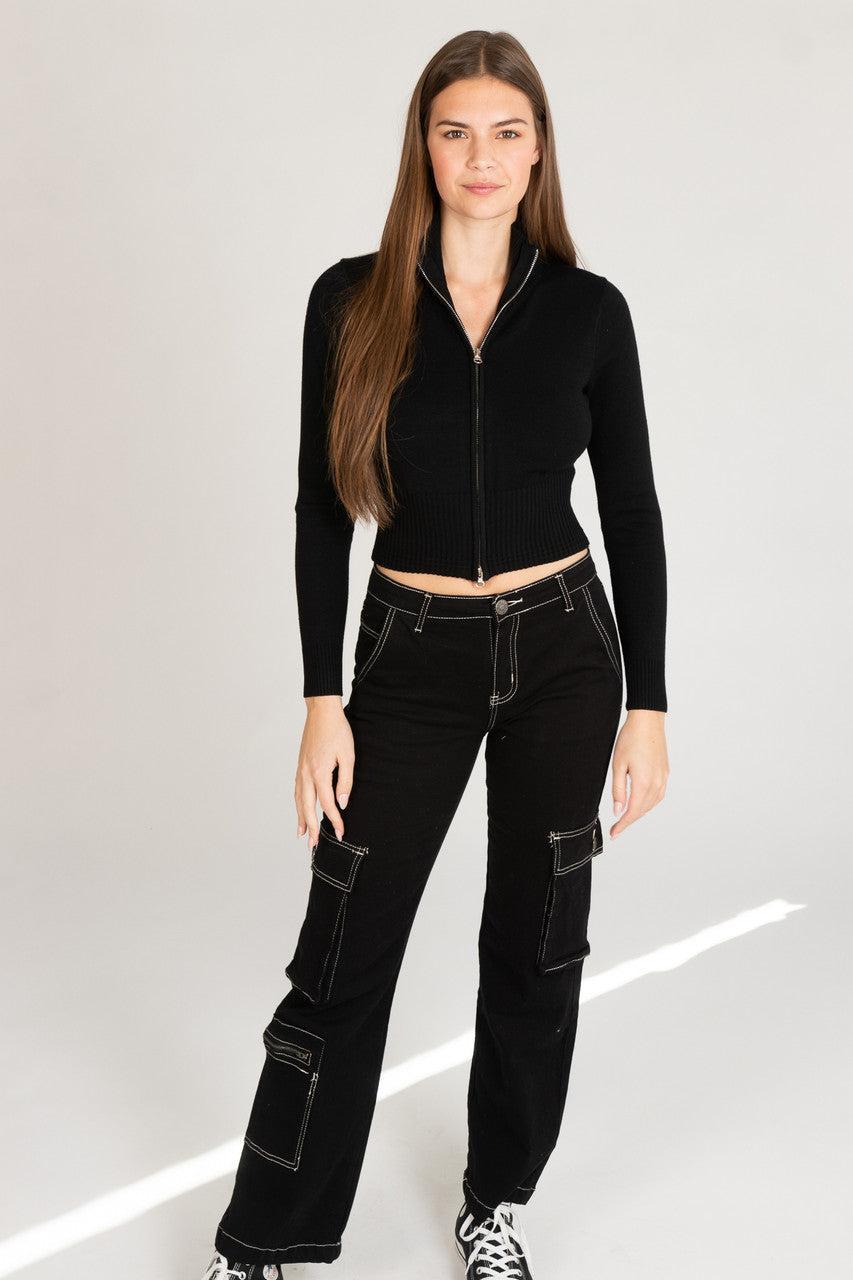 Zip Up Cardigan Product Image