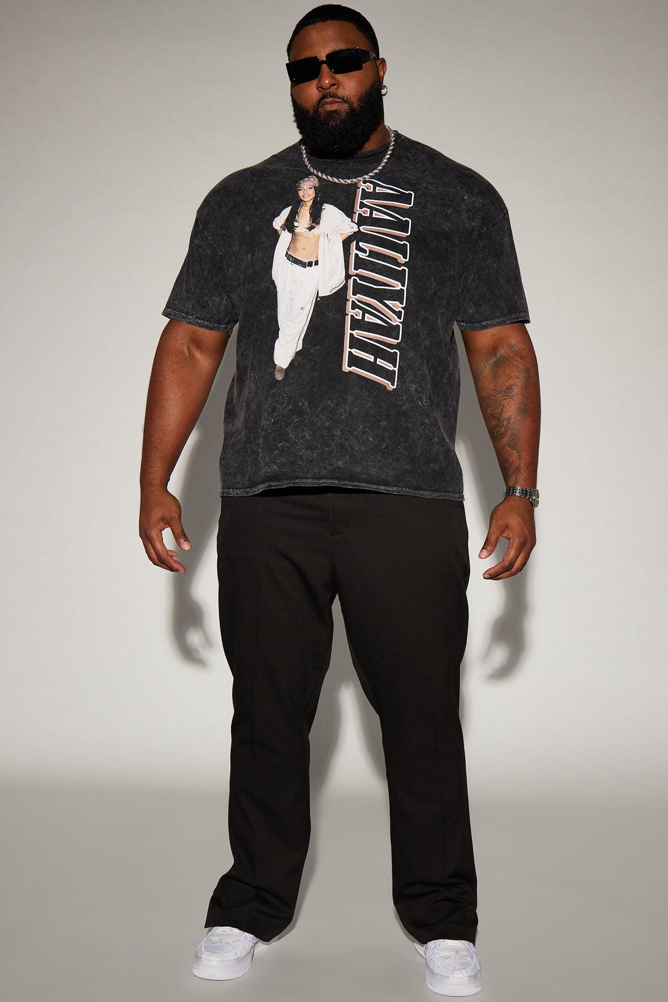 Aaliyah Try Again Short Sleeve Tee - Black Product Image