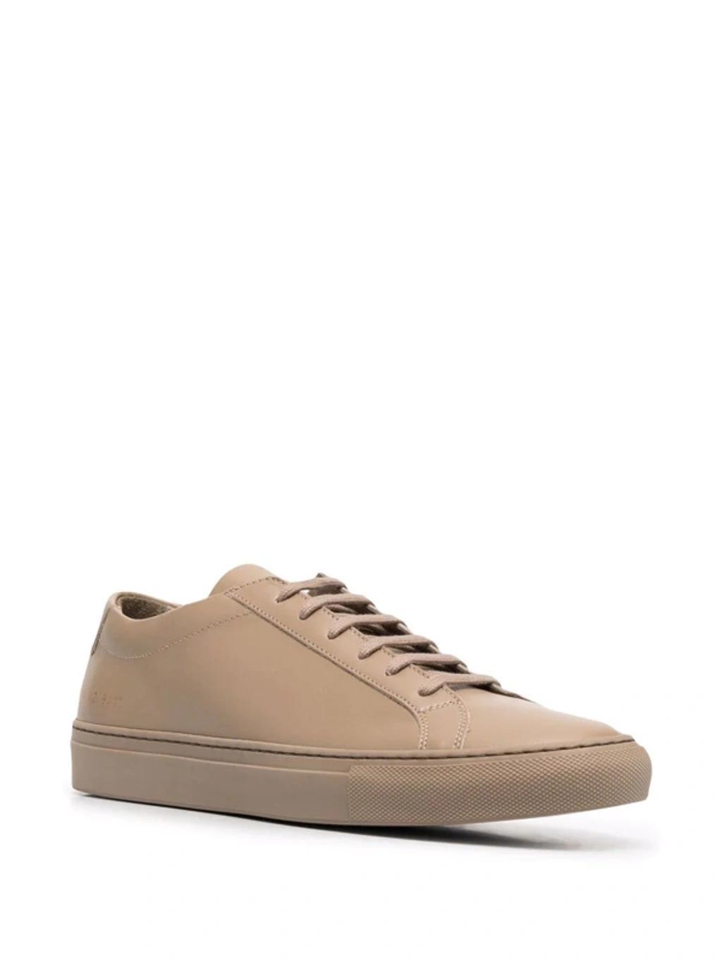 COMMON PROJECTS Low Top Leather Sneakers In Brown Product Image