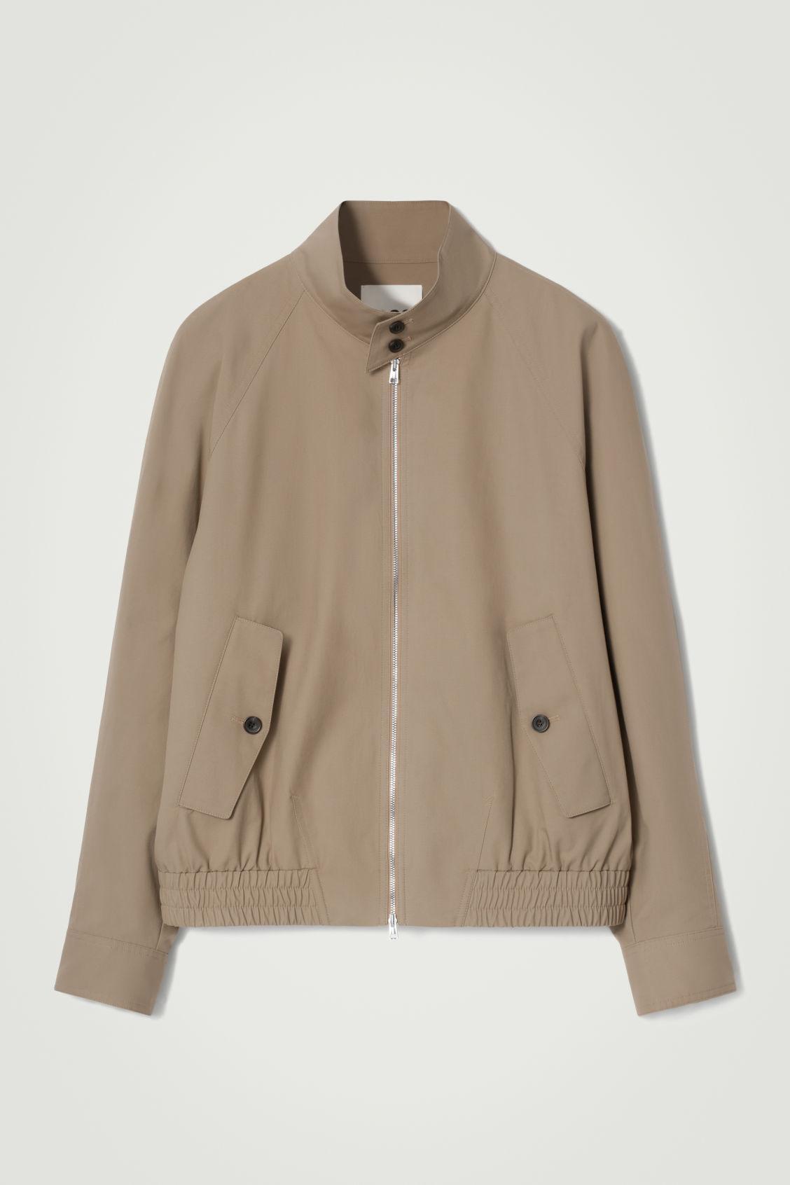 WATER-REPELLENT HARRINGTON JACKET Product Image