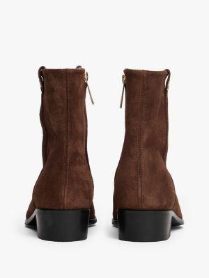 Suede Zip Ankle Boot Product Image